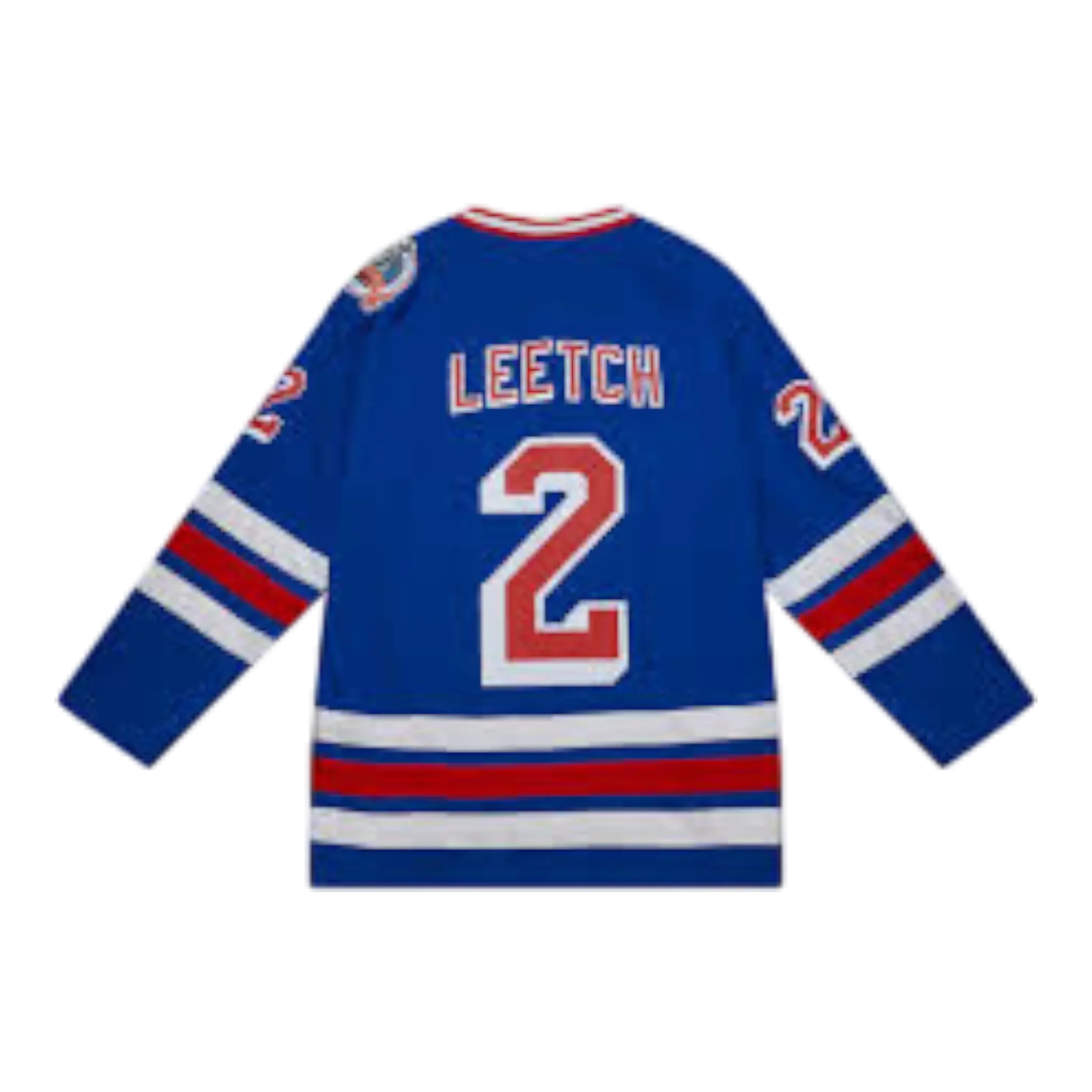 Mitchell & Ness Blue Line Brian Leetch New York Rangers 1993 Men Jersey Royal Blue - Image 2