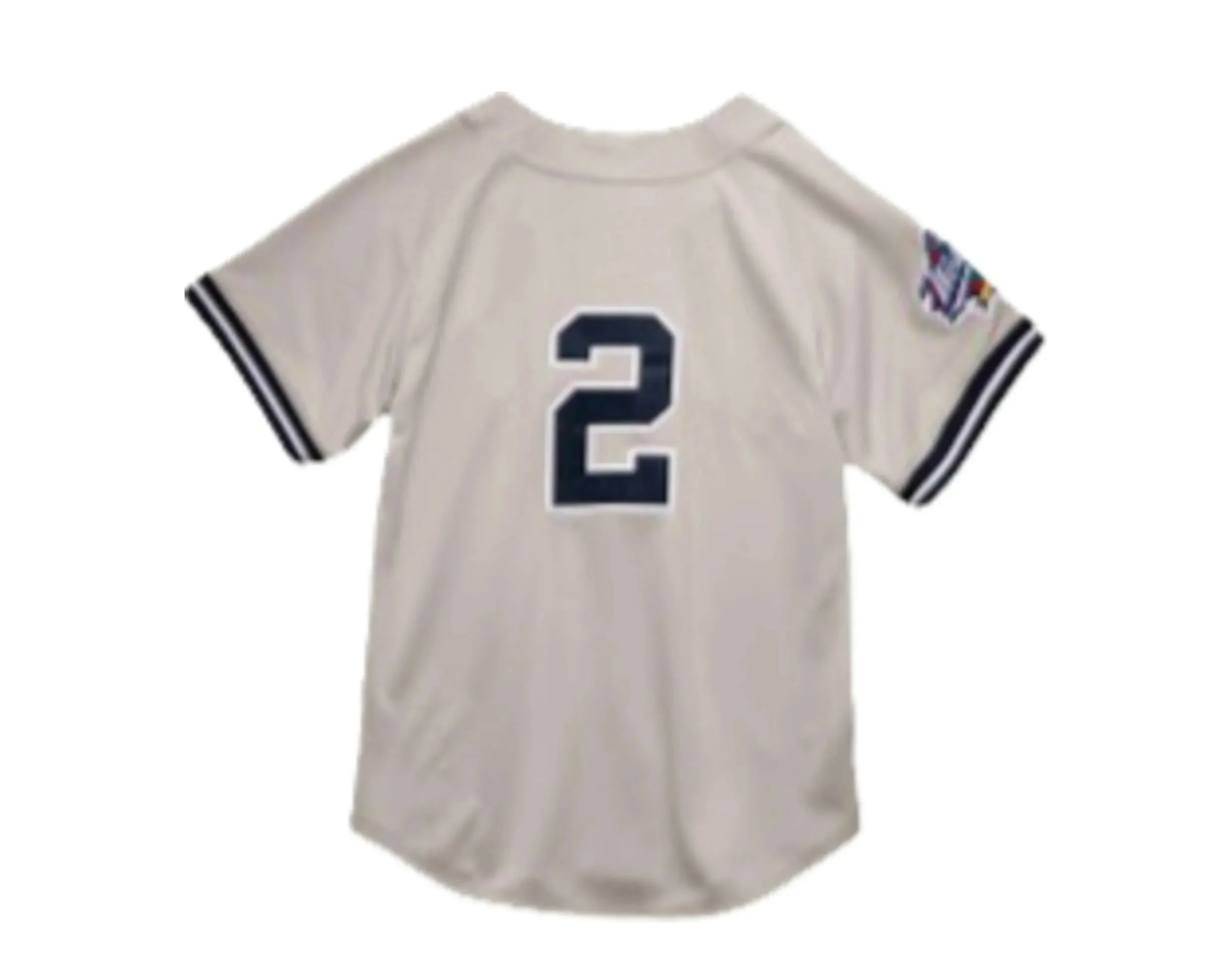 Mitchell & Ness New York Yankees Derek Jeter Authentic Jersey Men Jersey Grey/Navy - Image 2