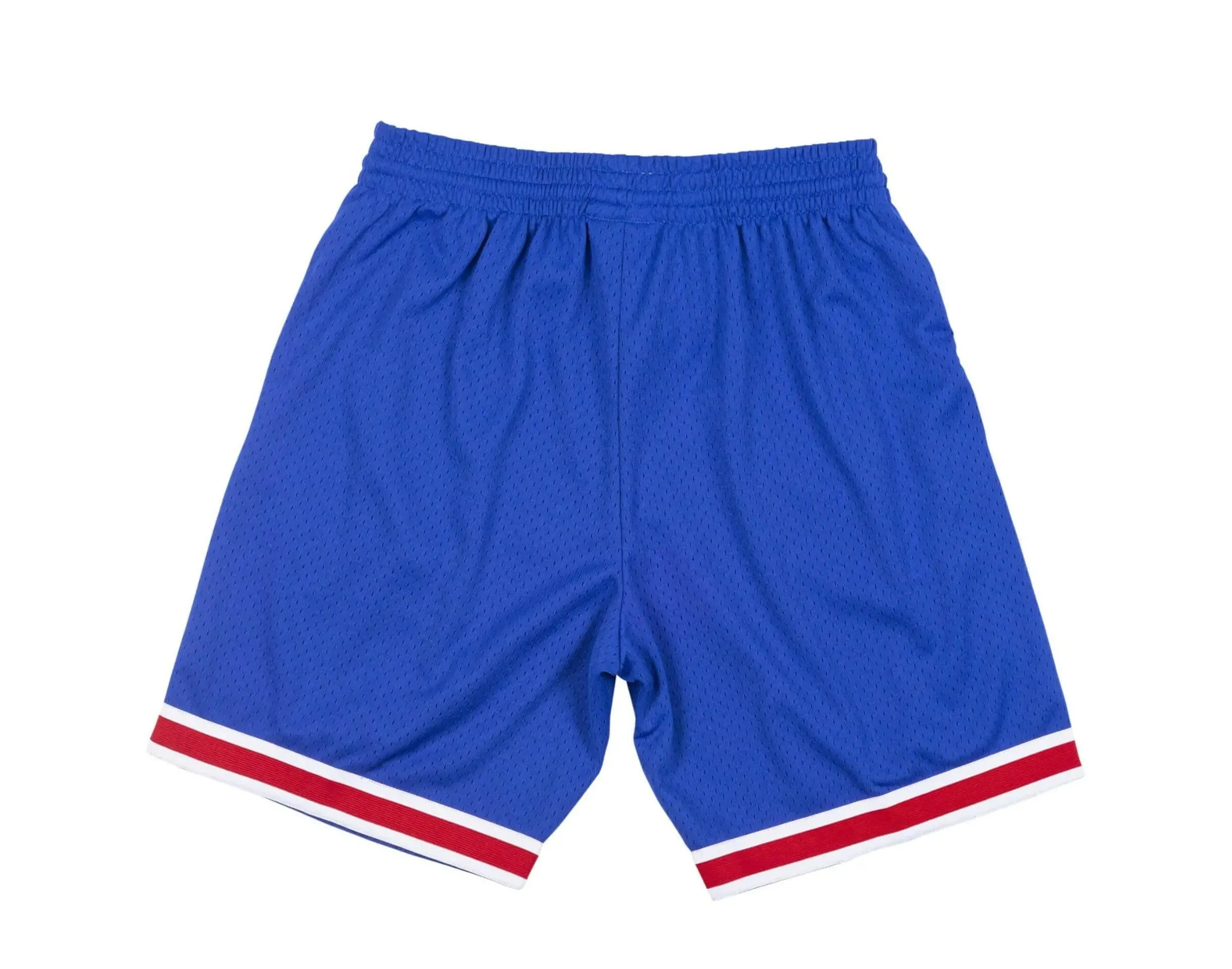 Mitchell & Ness Swingman New Jersey Nets Road 1993-94 Men Shorts Royal Blue/White/Red - Image 2