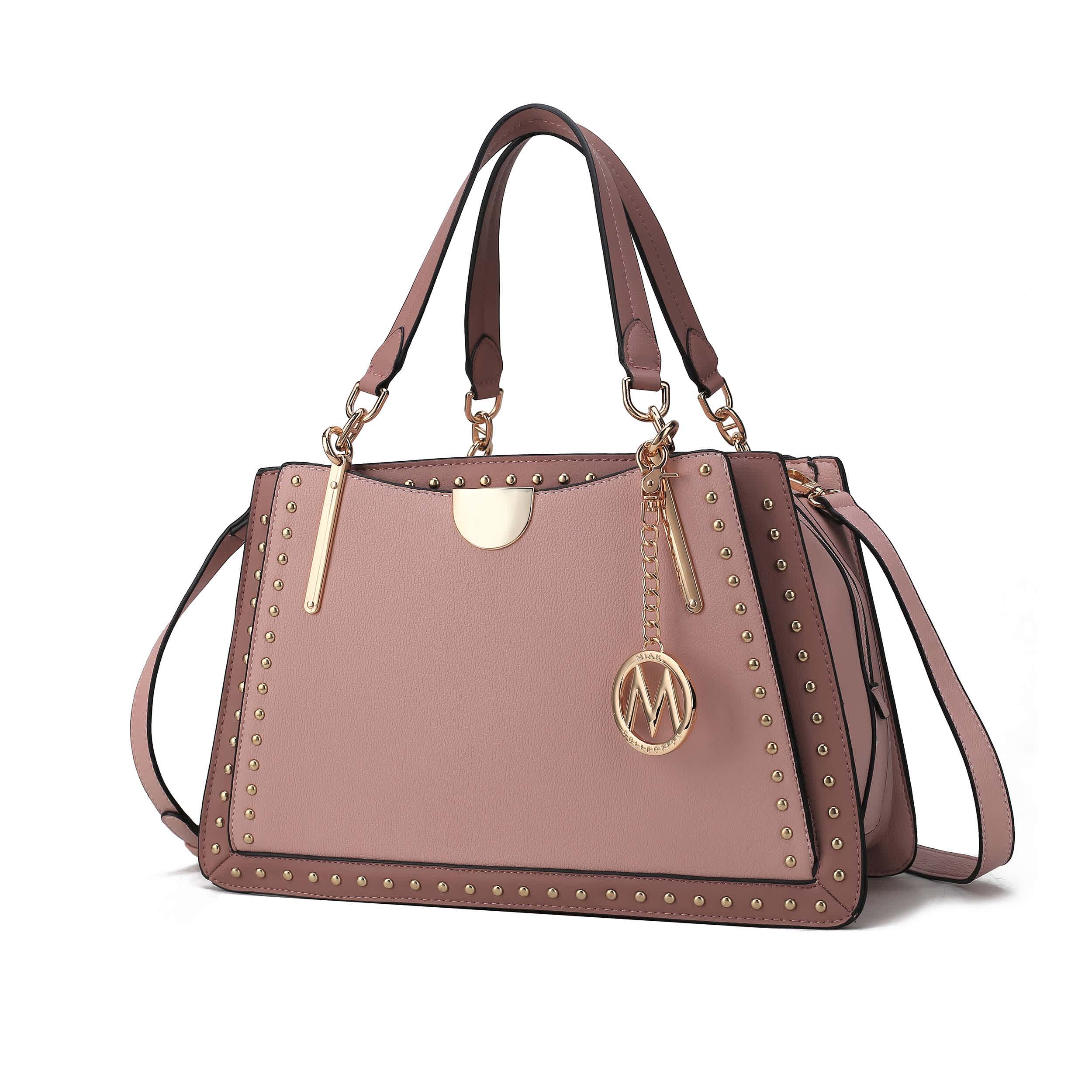 MKF Collection by Mia K. Aubrey Color Block Women's Satchel Bag - Image 5