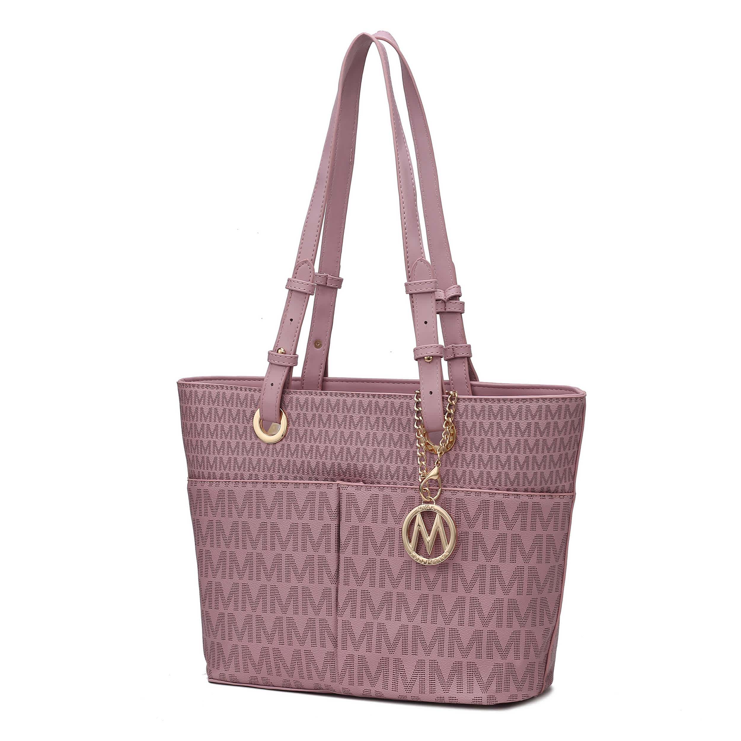 MKF Collection by Mia K. MKF Collection Lori M logo Printed Vegan Leather Women’s Tote by Mia K - Image 8