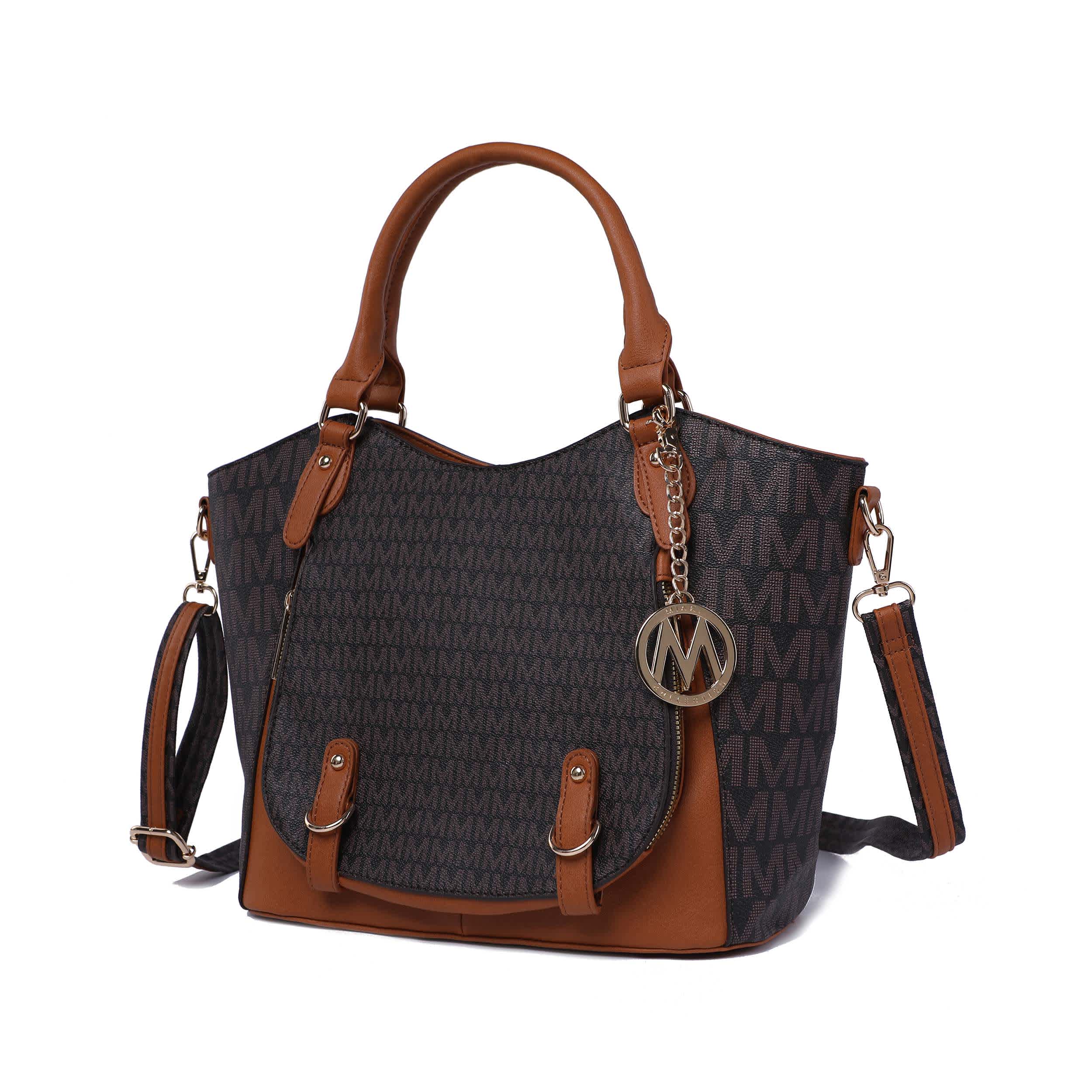MKF Collection by Mia K. MKF Collection Talula Signature Printed Vegan Leather Women’s Satchel Bag by Mia K - Image 5