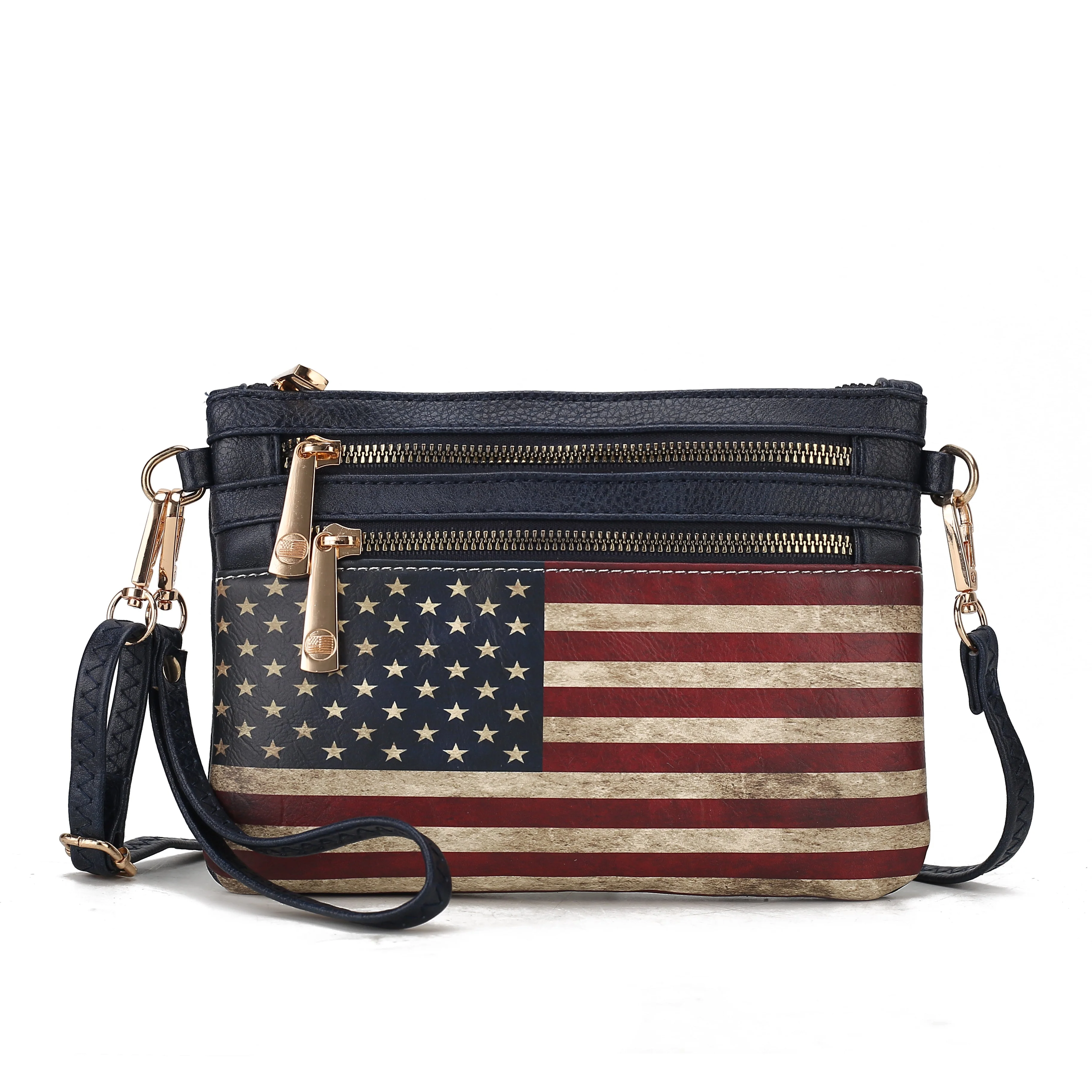 MKF Collection Women's Alisson Printed Flag Crossbody Bag - Image 11