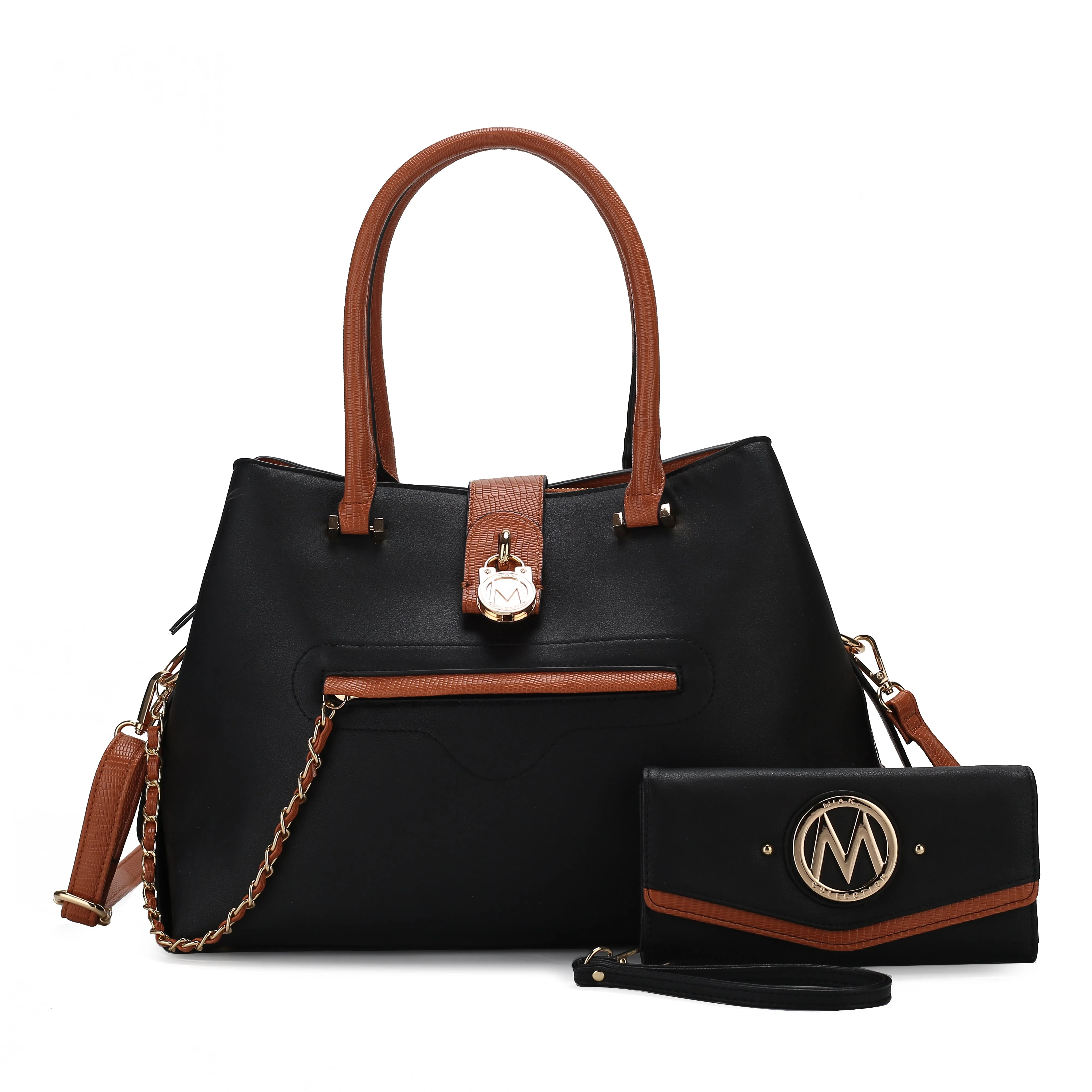 MKF Collection Women's Edith Vegan Leather Women Tote Bag With Wallet - Image 7