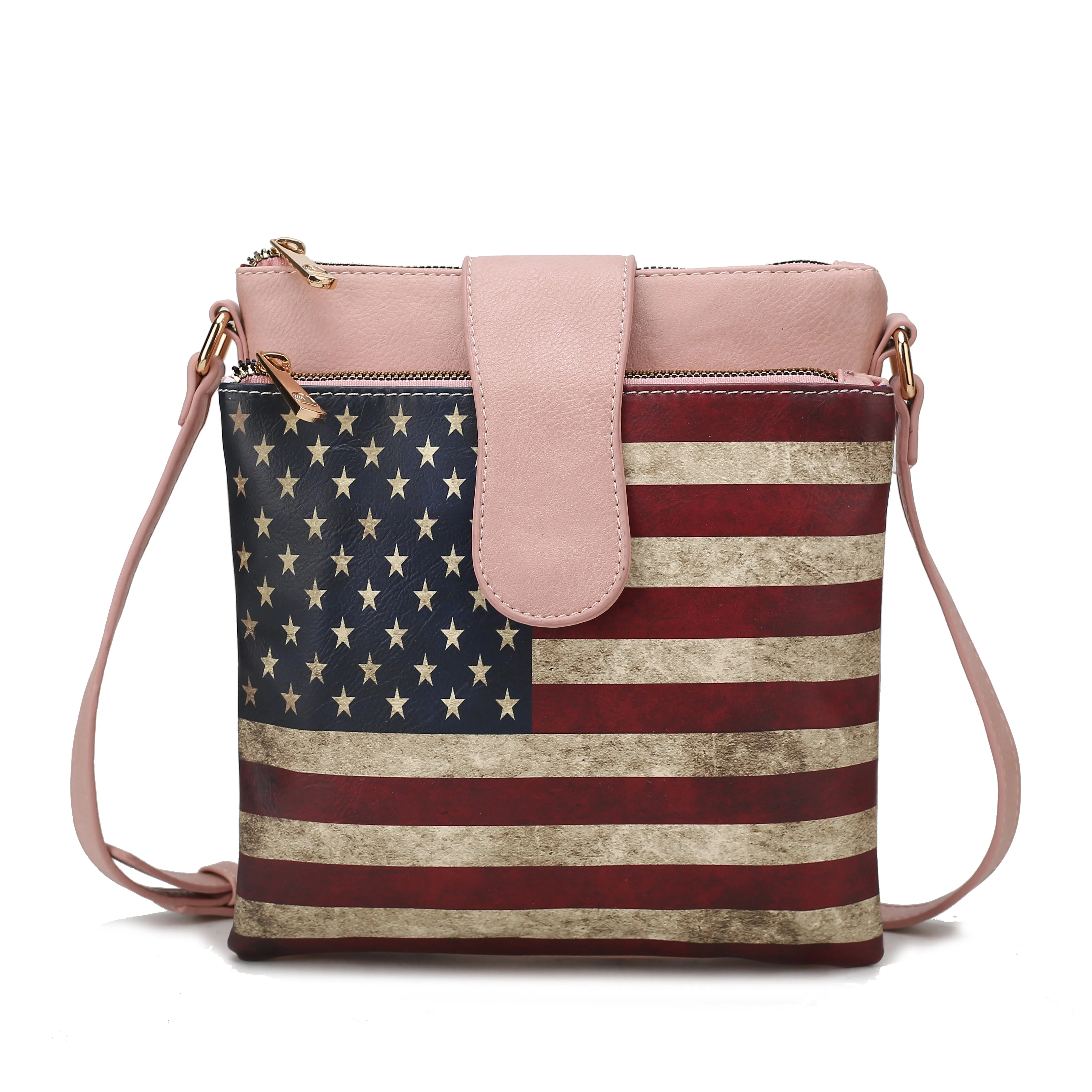 MKF Collection Women's Josephine Printed Flag Crossbody Bag - Image 12