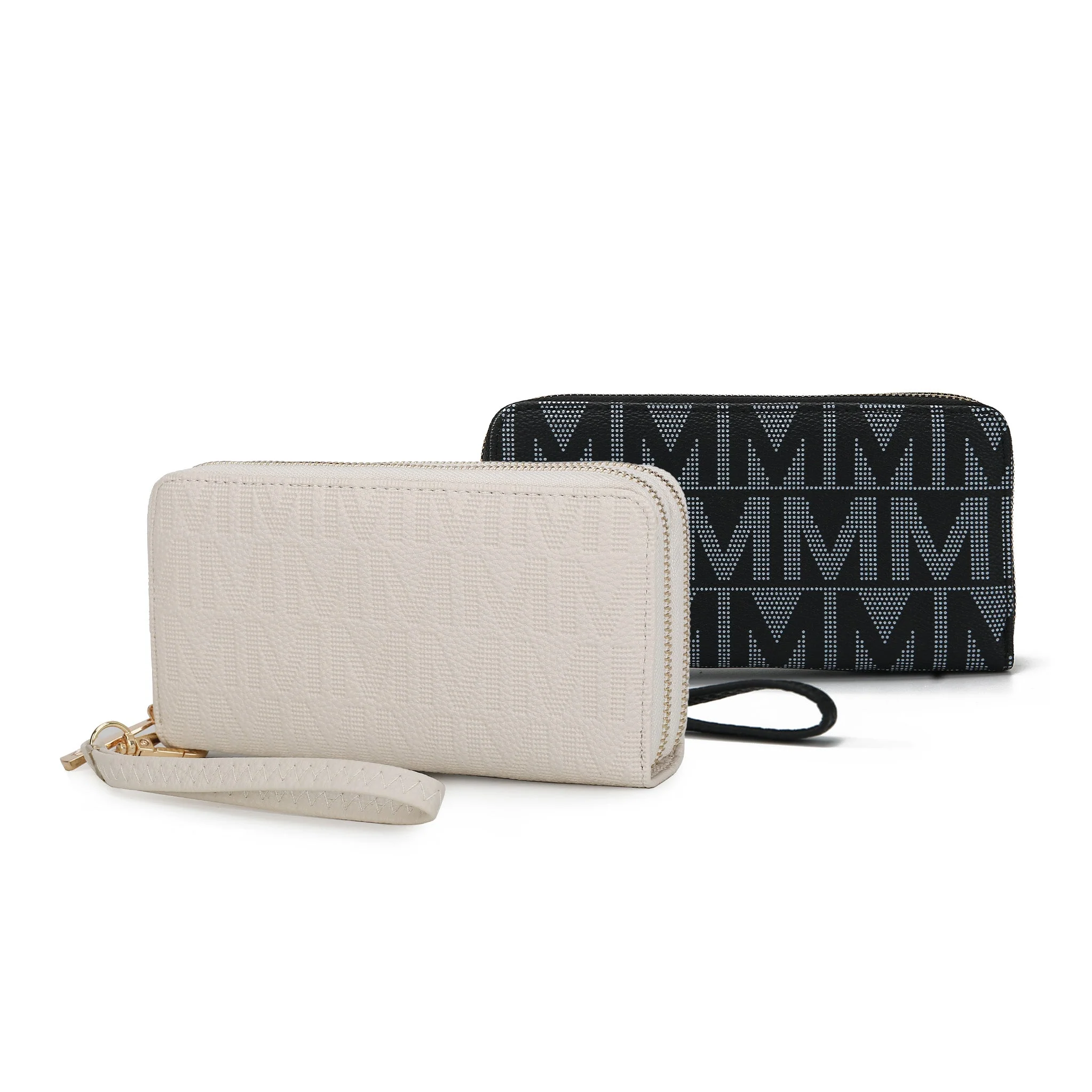 MKF Collection Women's Kathe Embossed M Signature Wallet Wristlet - Image 12
