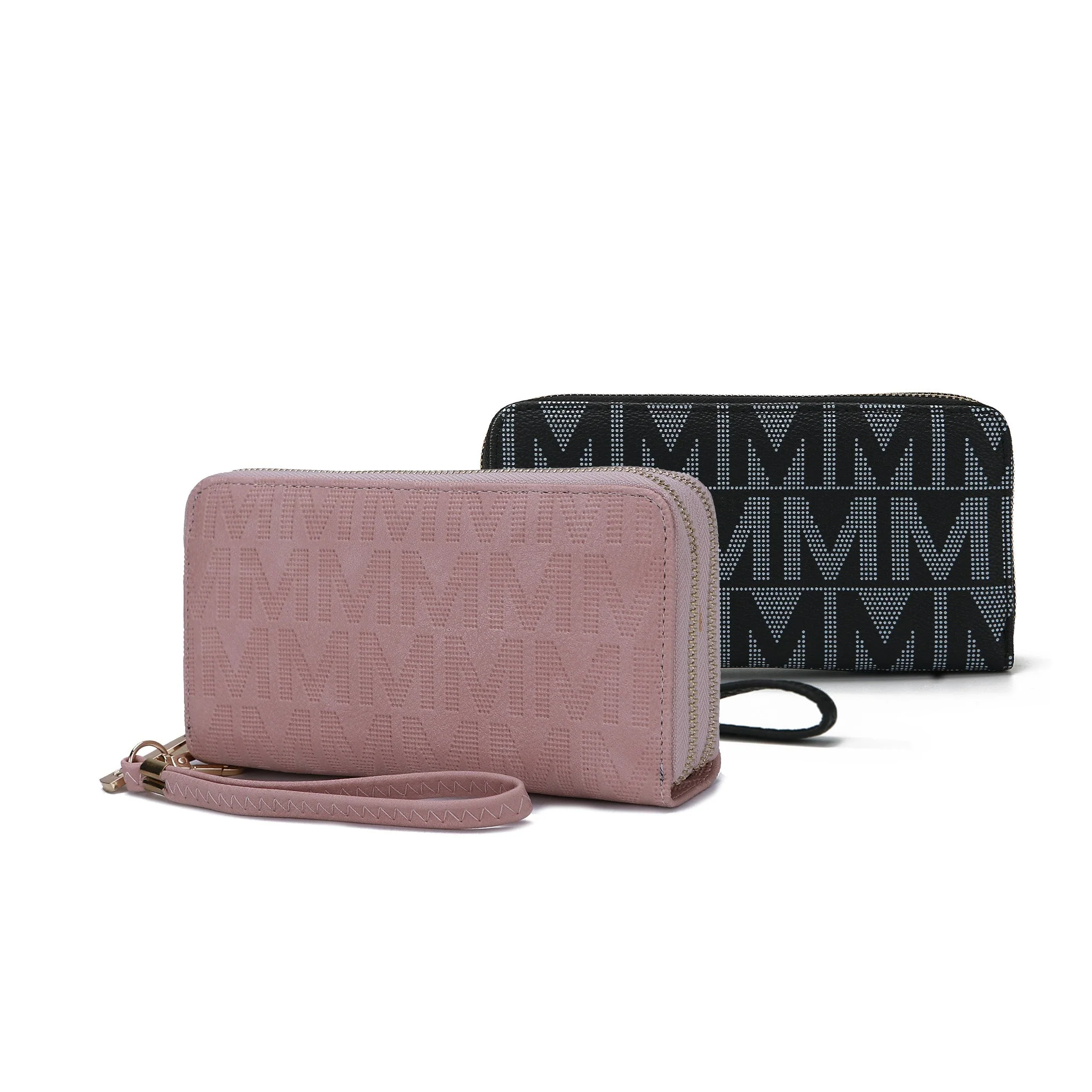 MKF Collection Women's Kathe Embossed M Signature Wallet Wristlet - Image 5