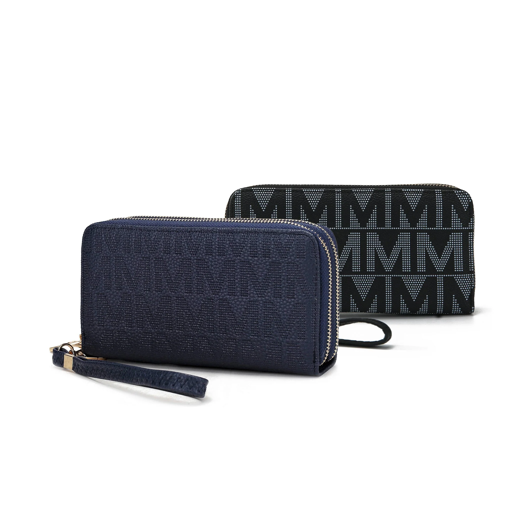 MKF Collection Women's Kathe Embossed M Signature Wallet Wristlet - Image 8