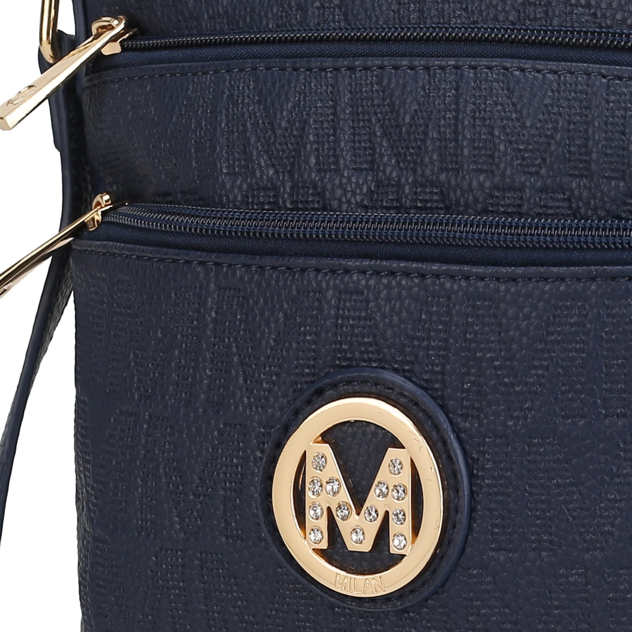 MKF Collection Women's Lennit Signature Crossbody Bag - Image 5
