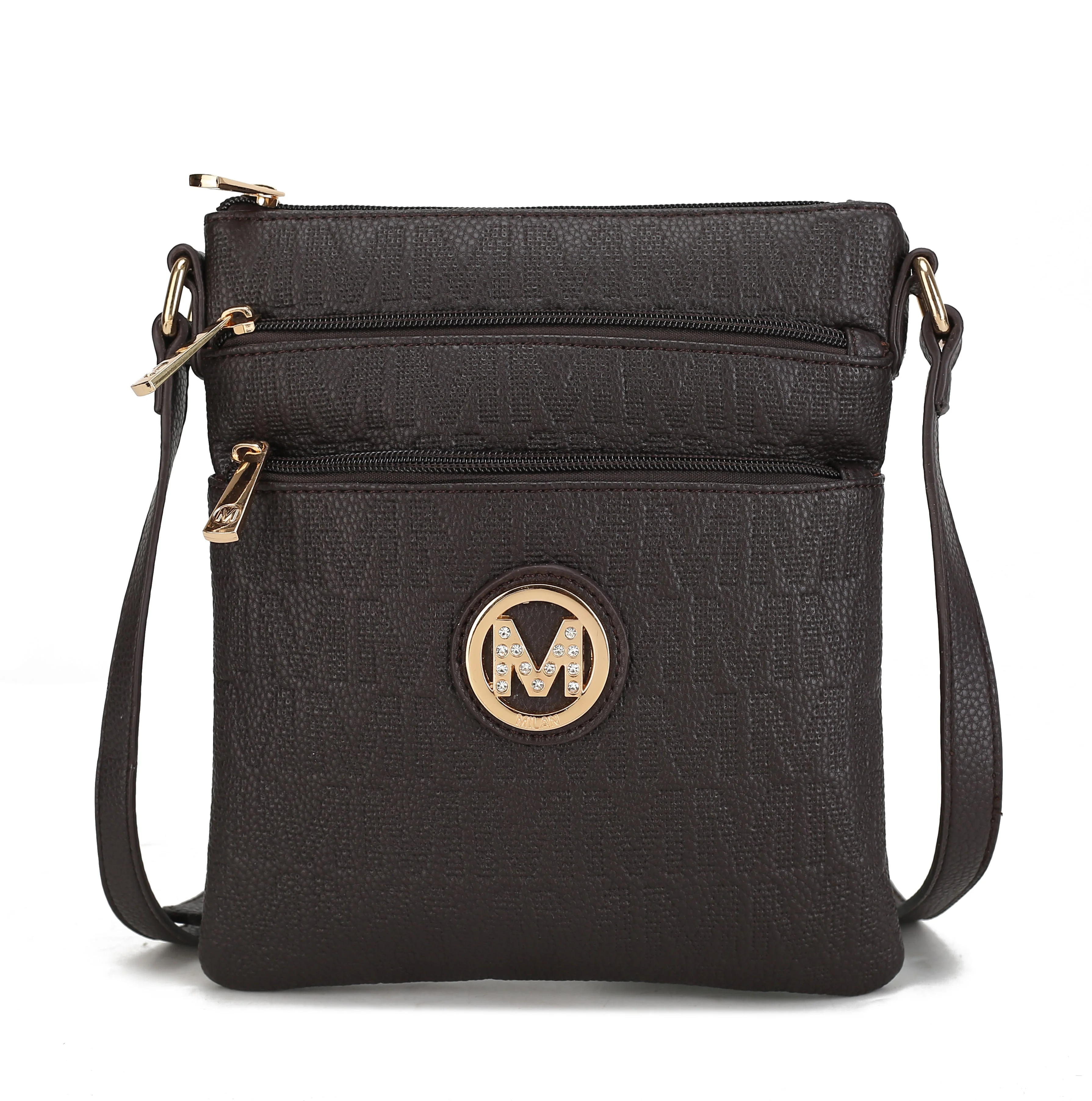 MKF Collection Women's Lennit Signature Crossbody Bag - Image 8