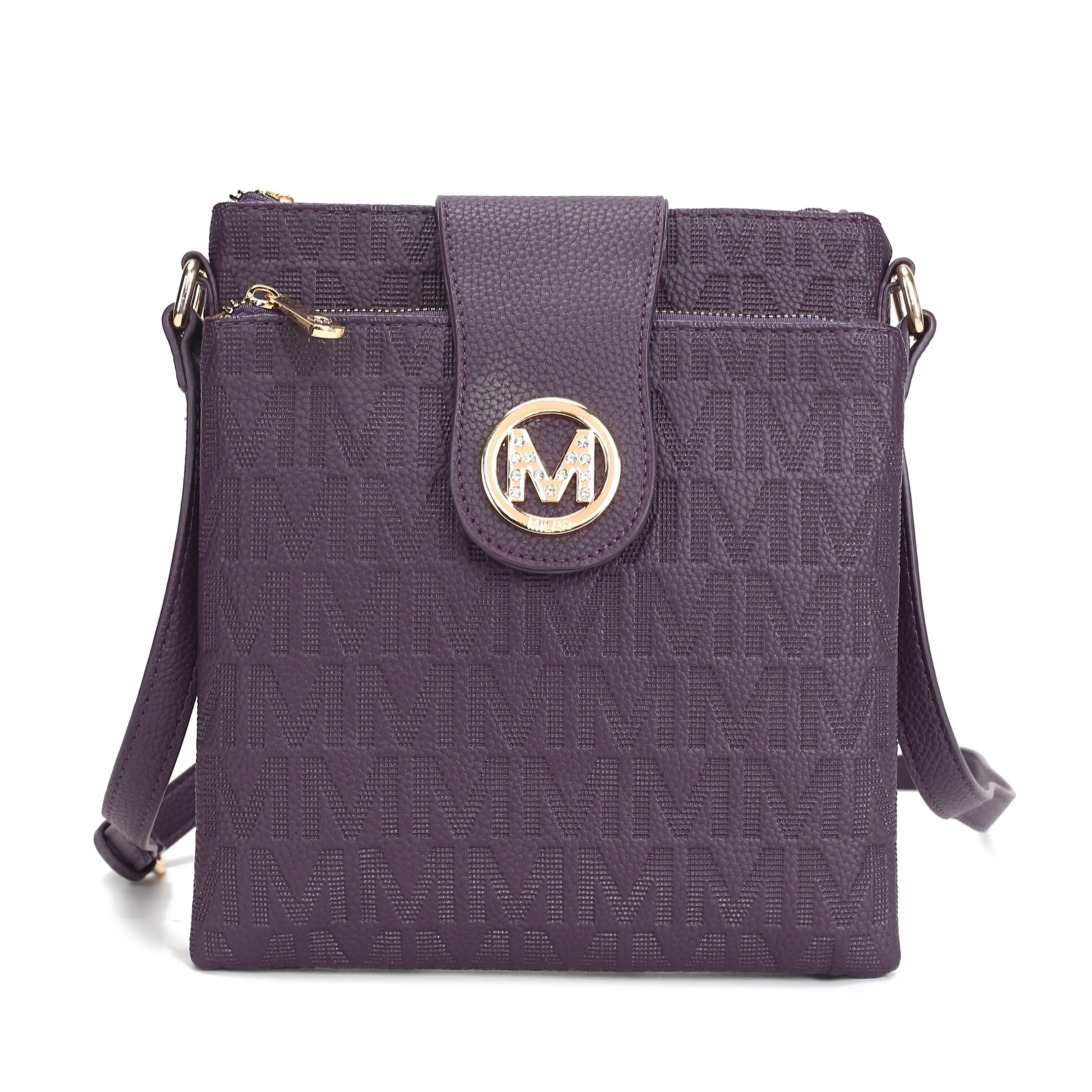 MKF Collection Women's Marietta Signature Crossbody Bag - Image 22