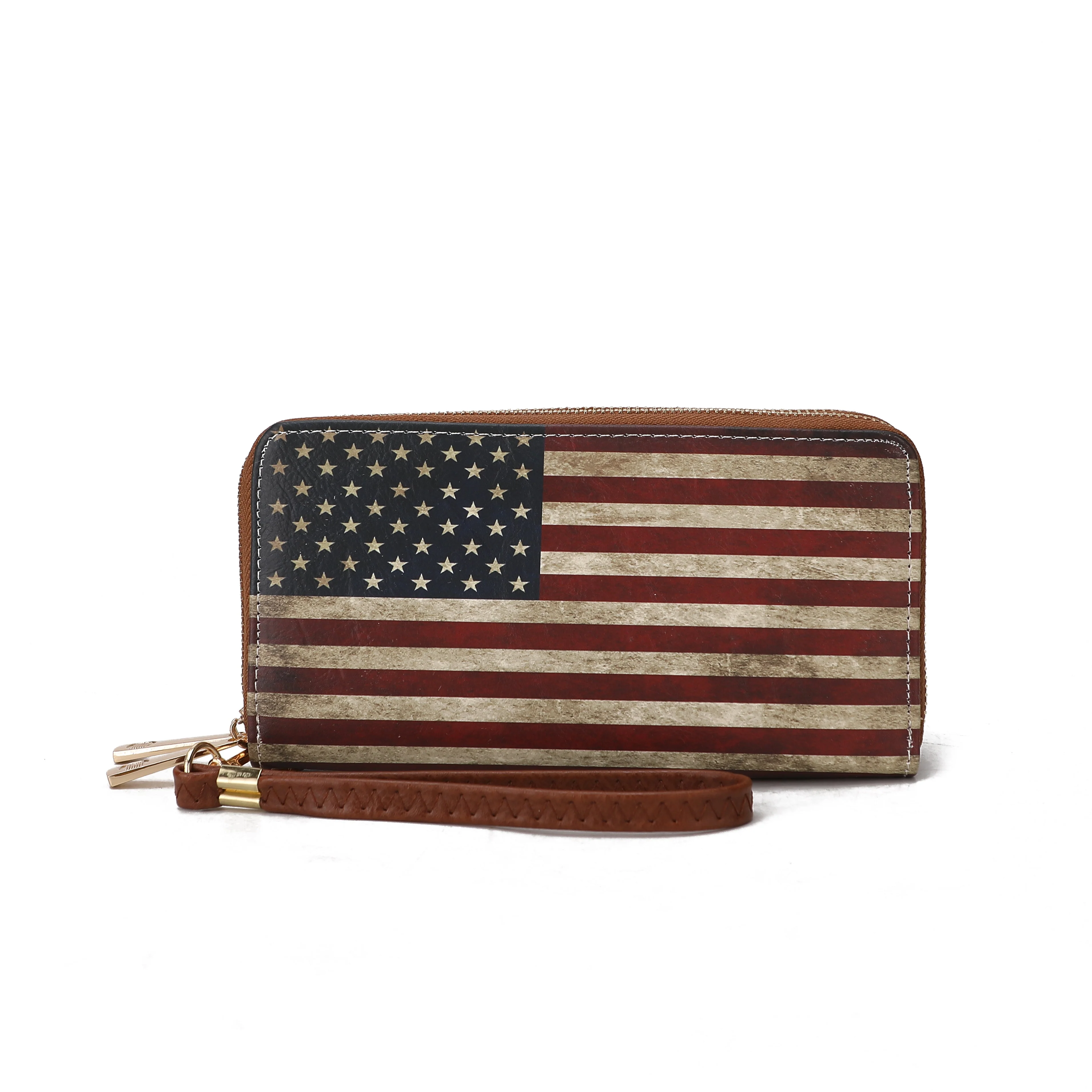 MKF Collection Women's Uriel Printed Flag Wallet - Image 12
