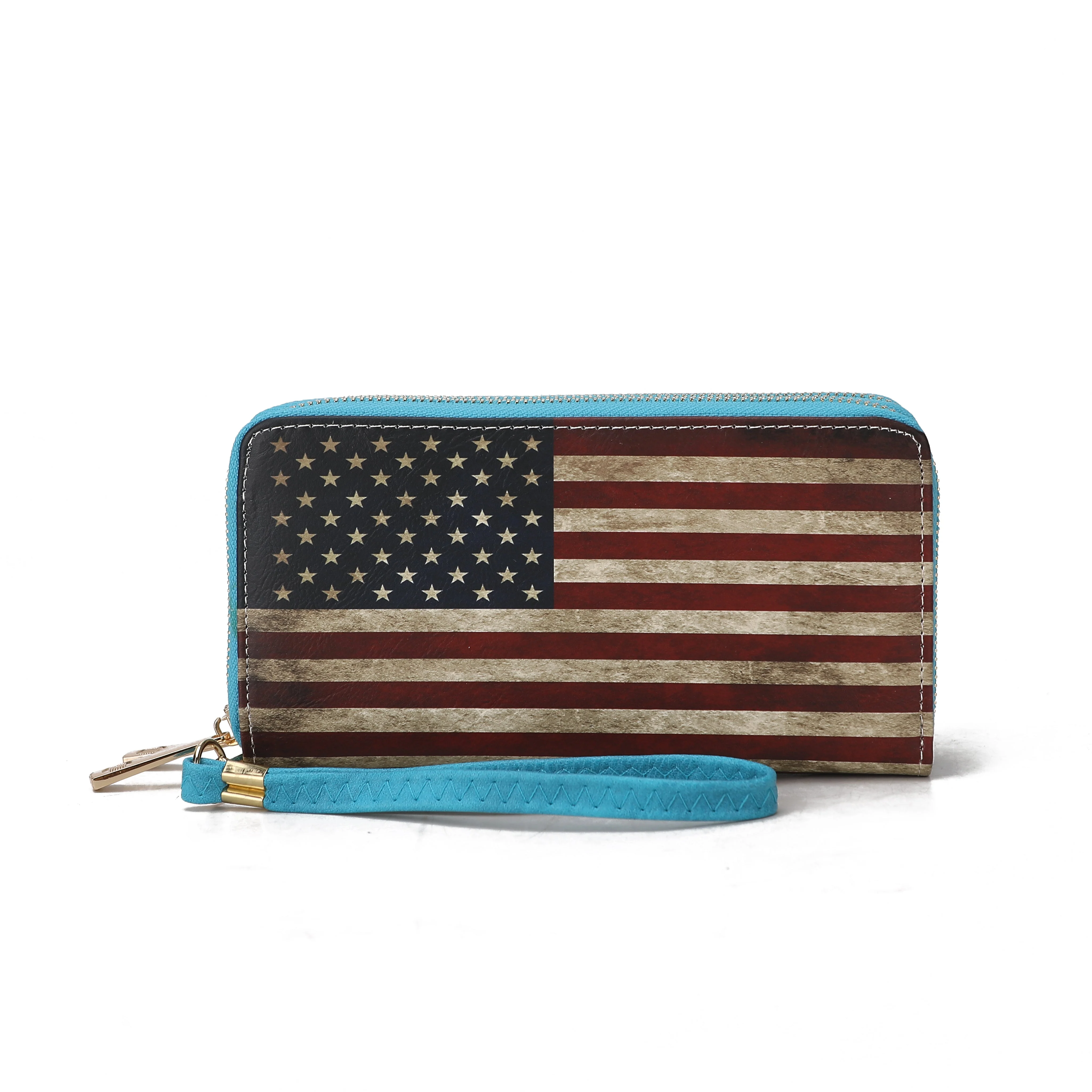 MKF Collection Women's Uriel Printed Flag Wallet - Image 14