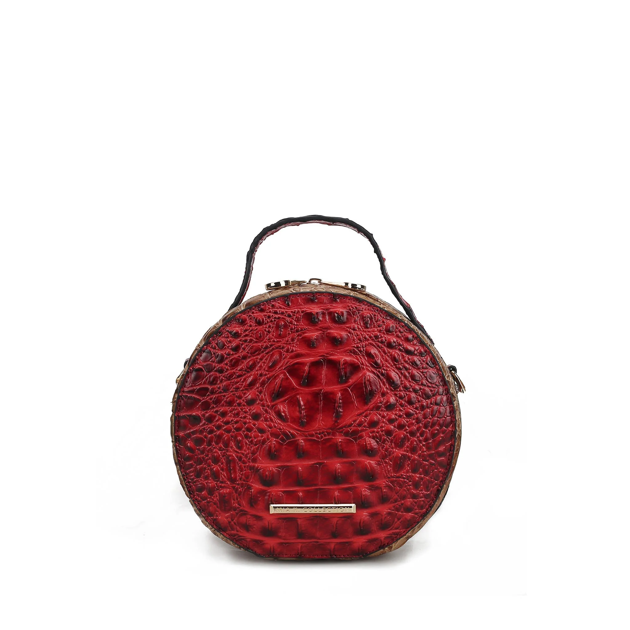MKF Collection Women's Ynnari Croc Round Crossbody Bag - Image 8