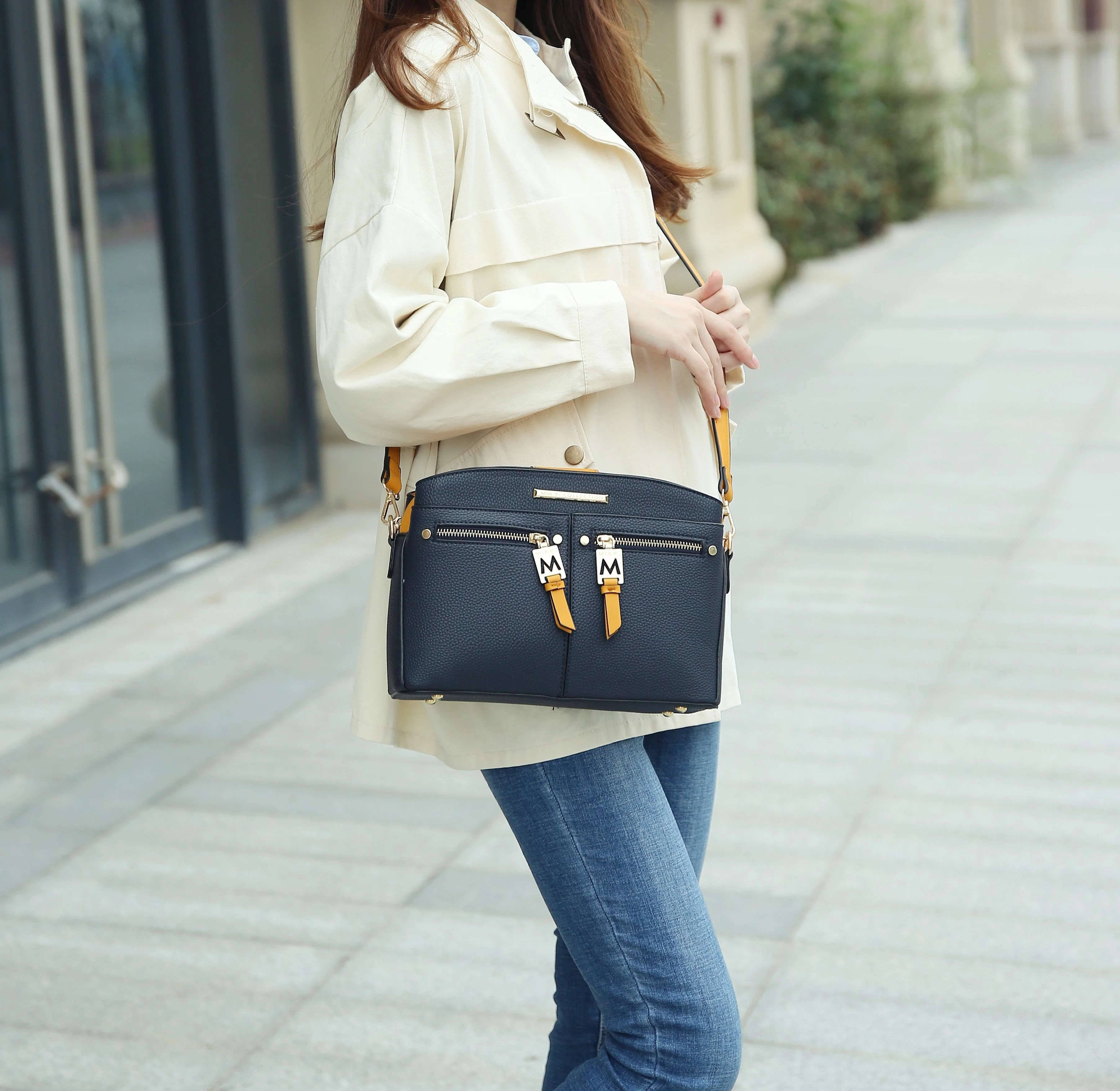 MKF Collection Women's Zoely Vegan Leather Women's Crossbody Bag - Image 2