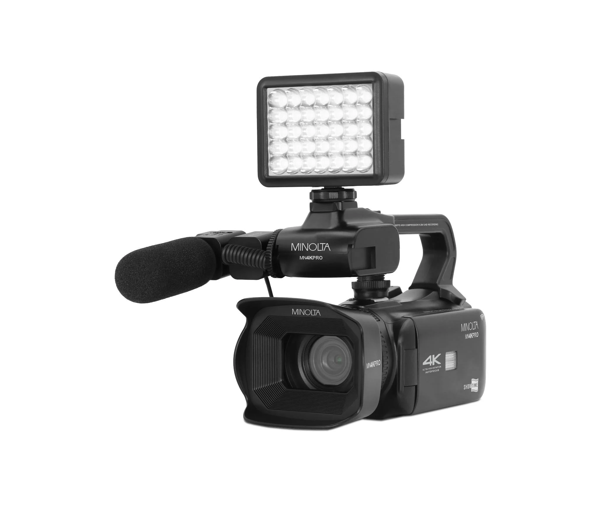 MN4KPRO 4K60FPS Ultra HD / 64 MP Autofocus Pro Camcorder Kit w/WiFi - Image 2
