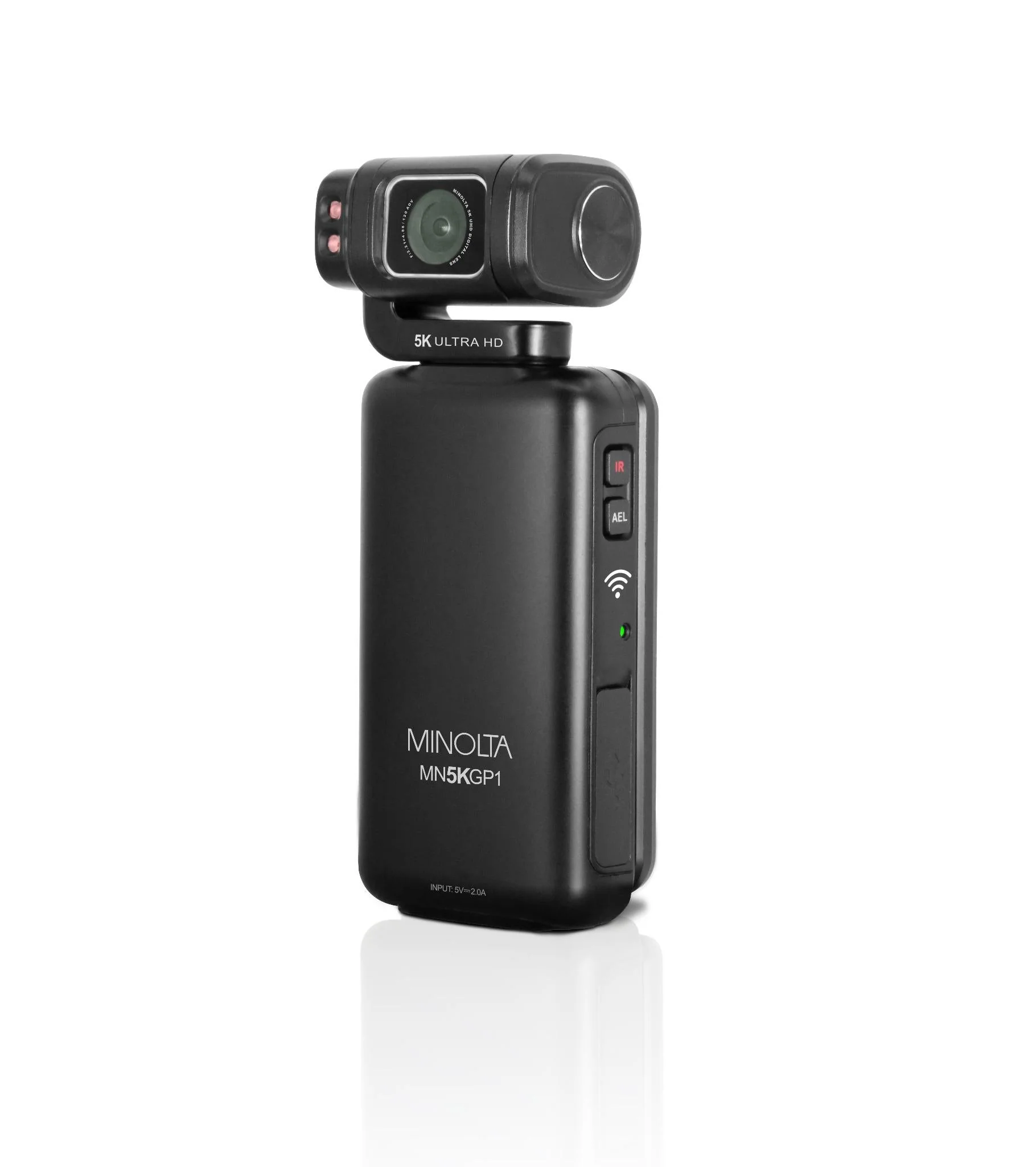 MN5KGP1 5K Ultra HD / 20 MP Handheld Pocket Camcorder w/Motorized Tilting Lens Head - Image 14