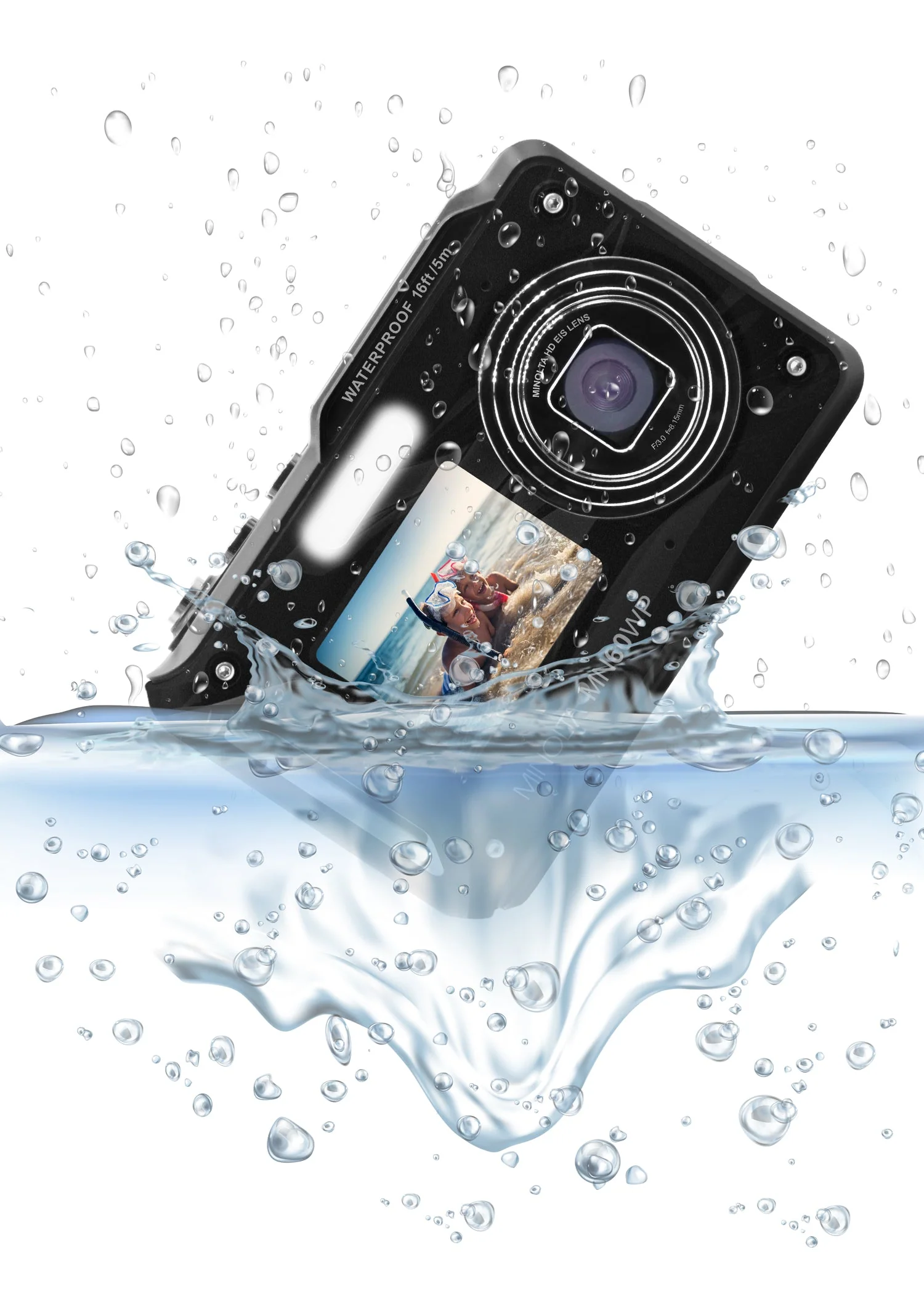 MN60WP 48MP / 4K Ultra HD Dual Screen Waterproof Camera - Image 3
