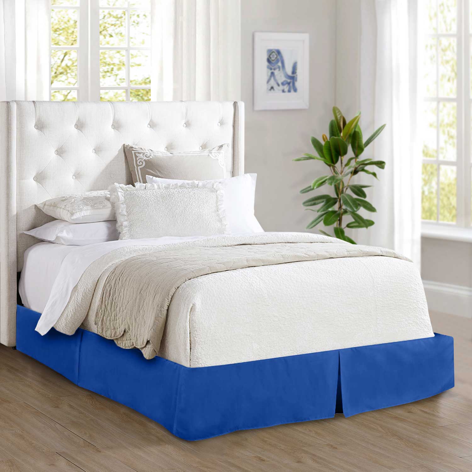 Mocassi 1-Piece Solid Bed Skirt, Quality Design and Expertly Tailored, Luxury 1500 Series Wrinkle & Fade Resistant - Image 13