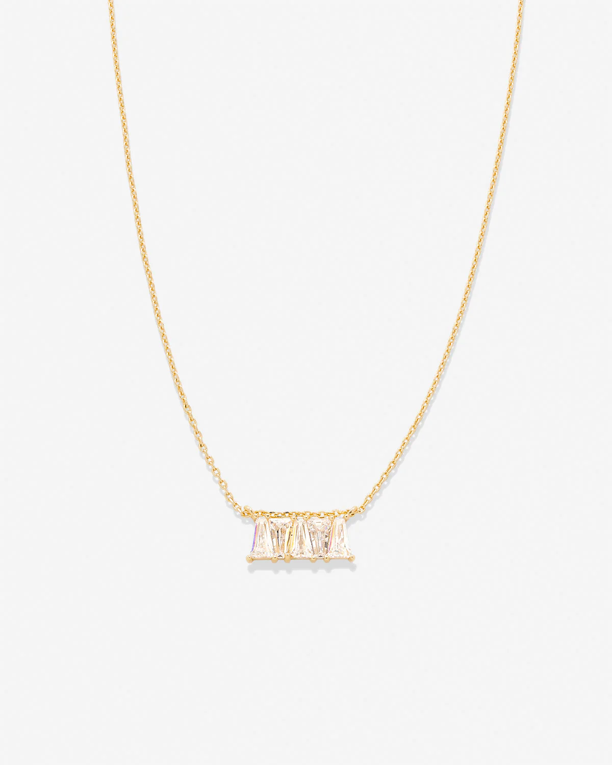 Mom Baguette Dainty Necklace - Image 3