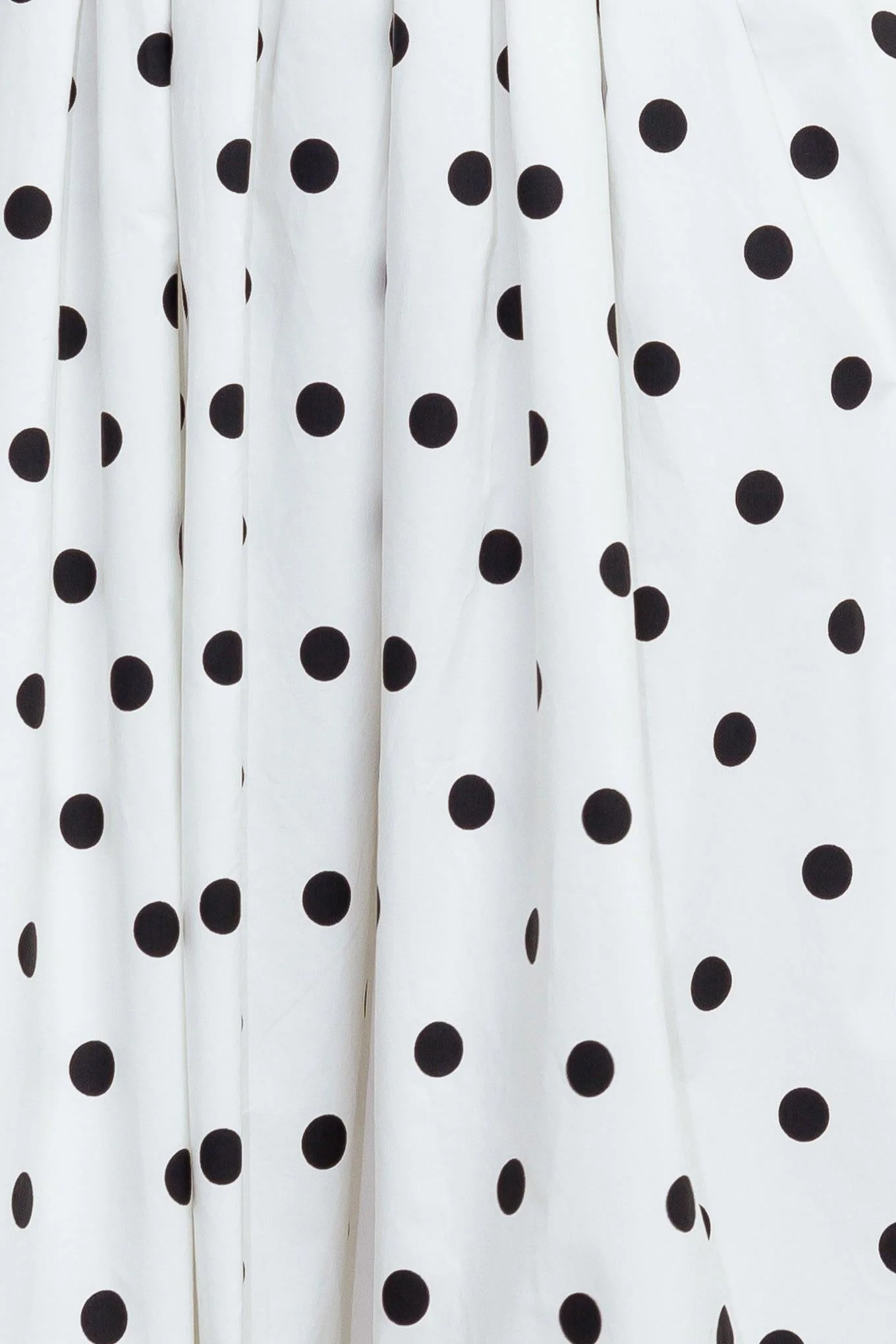Monroe Dot White Woven Midi Dress - Image 8