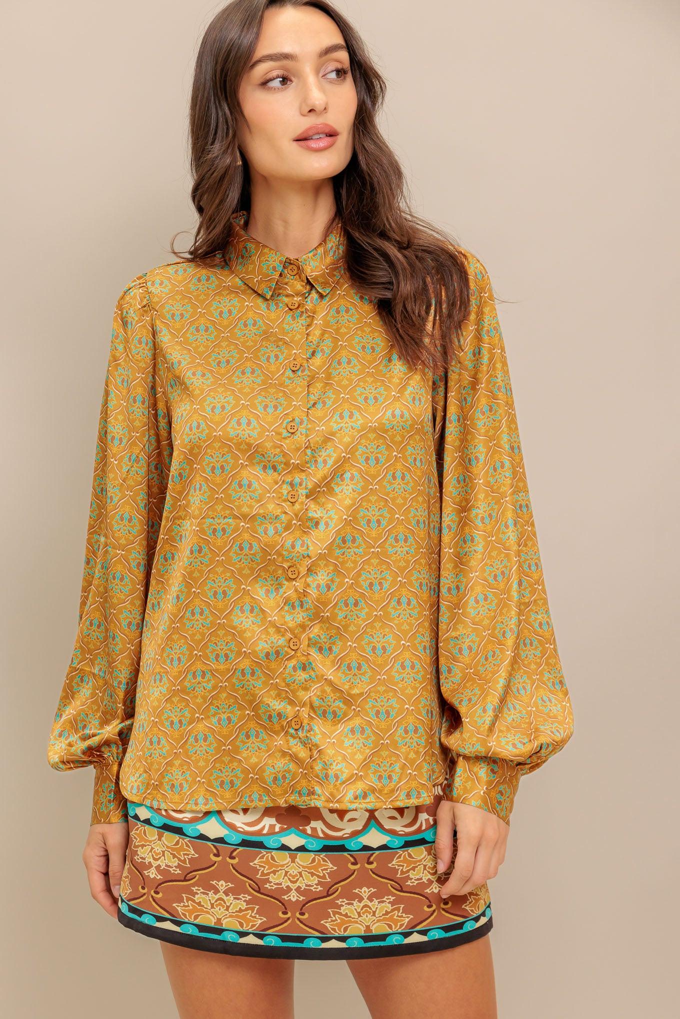 Moroccan Muse Woven Top - Image 5