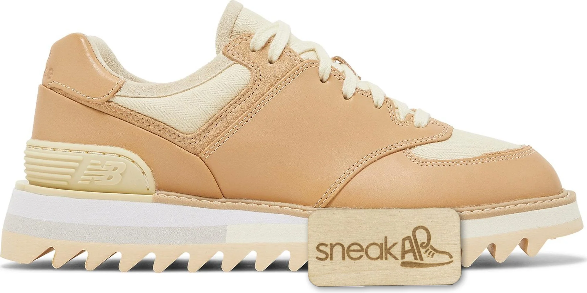 New Balance Men's 574 'Tds Toast Team Cream' Sneakers - Image 2