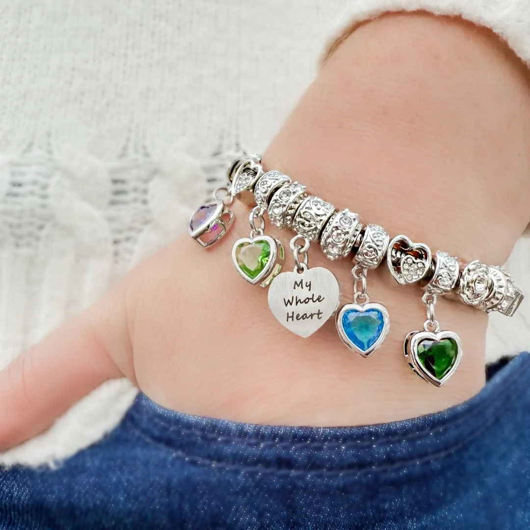 My Whole Heart Birthstone Bracelet - Image 5