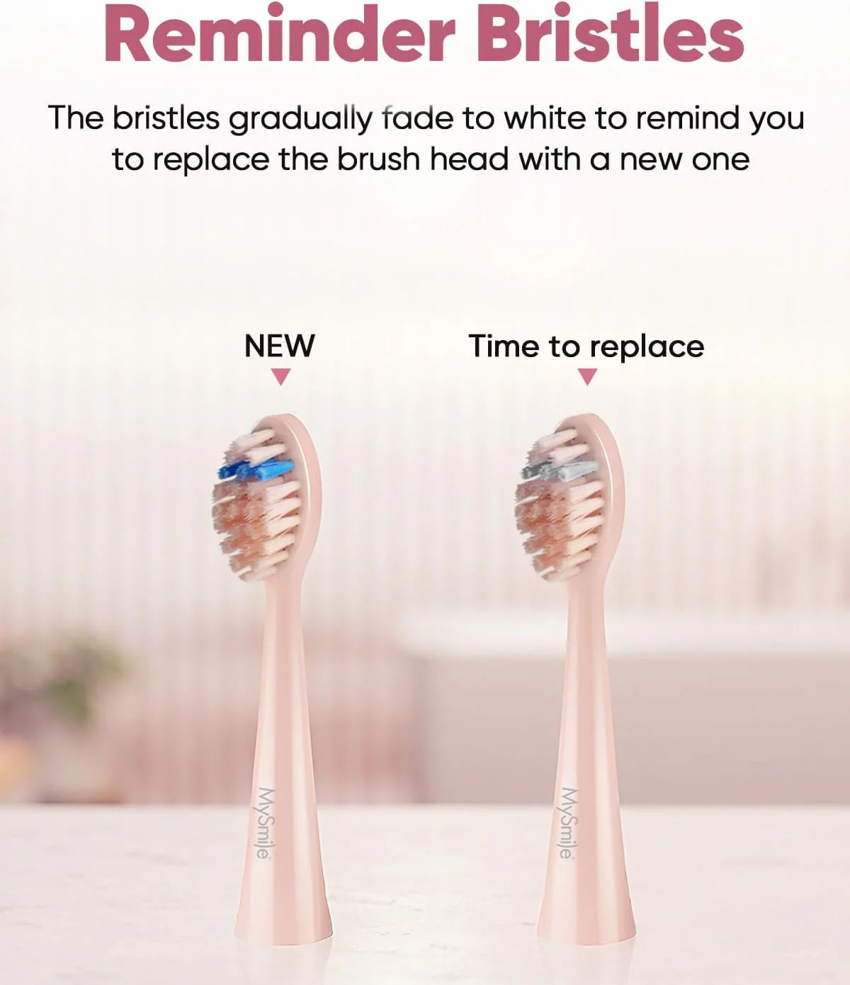 MySmile DY156 Electric Toothbrush for Adults, Pink - Image 6