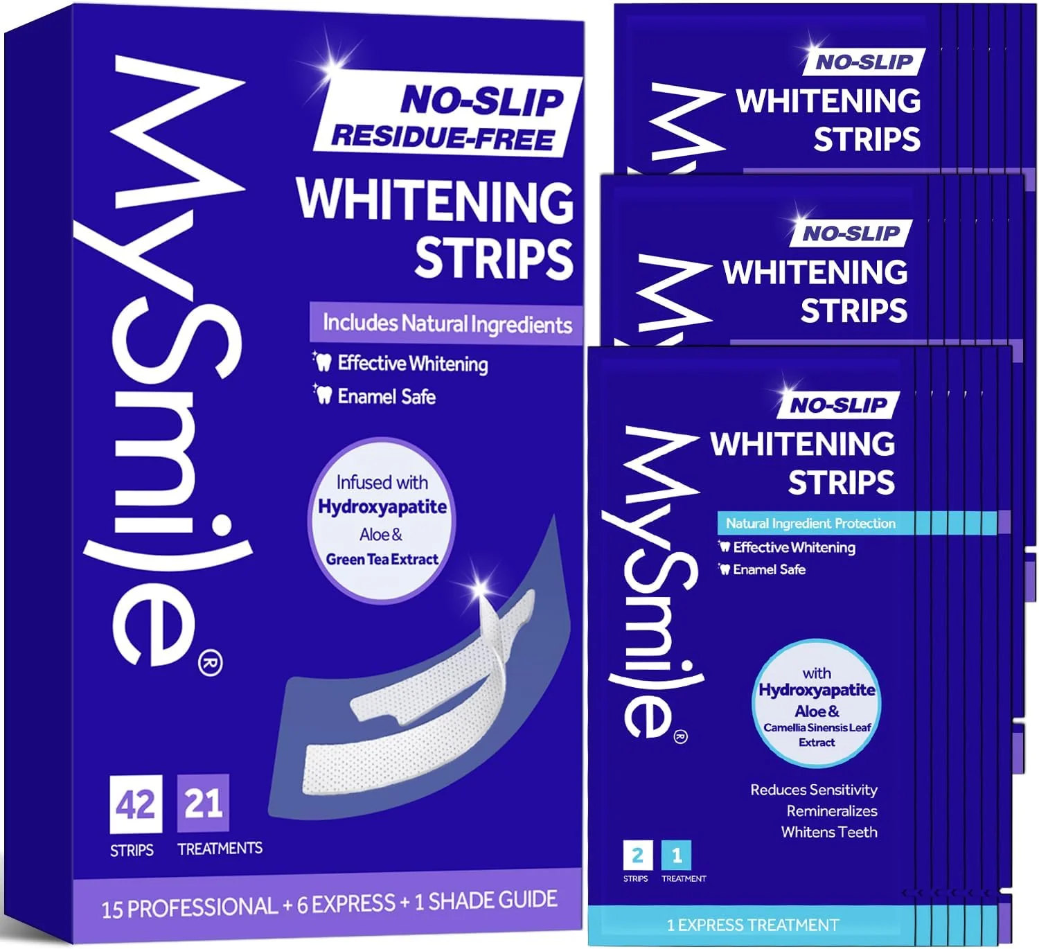 MySmile Teeth Whitening Strips, 7 Treatments Kit - Image 19