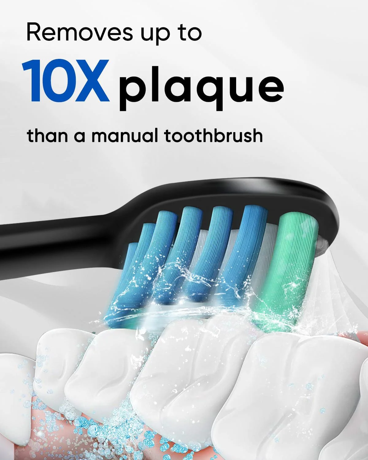 MySmile UC605 Electric Toothbrush for Adults, Black - Image 2