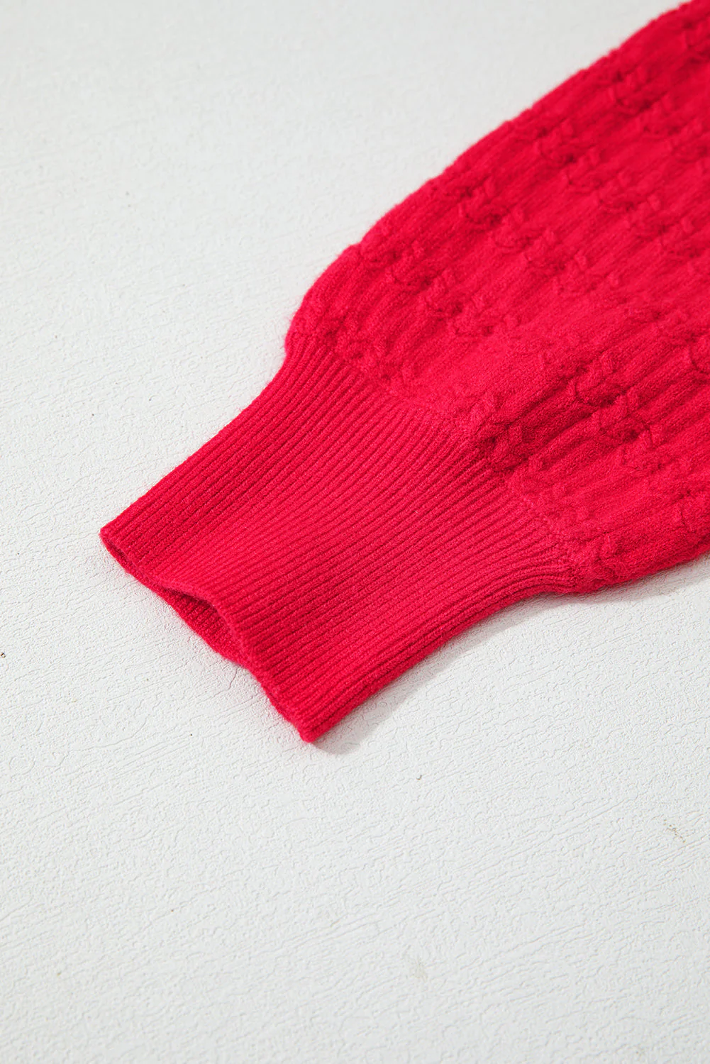 Threaded Pear Nellie Knit Ribbed Cuffs Sweater - Image 7