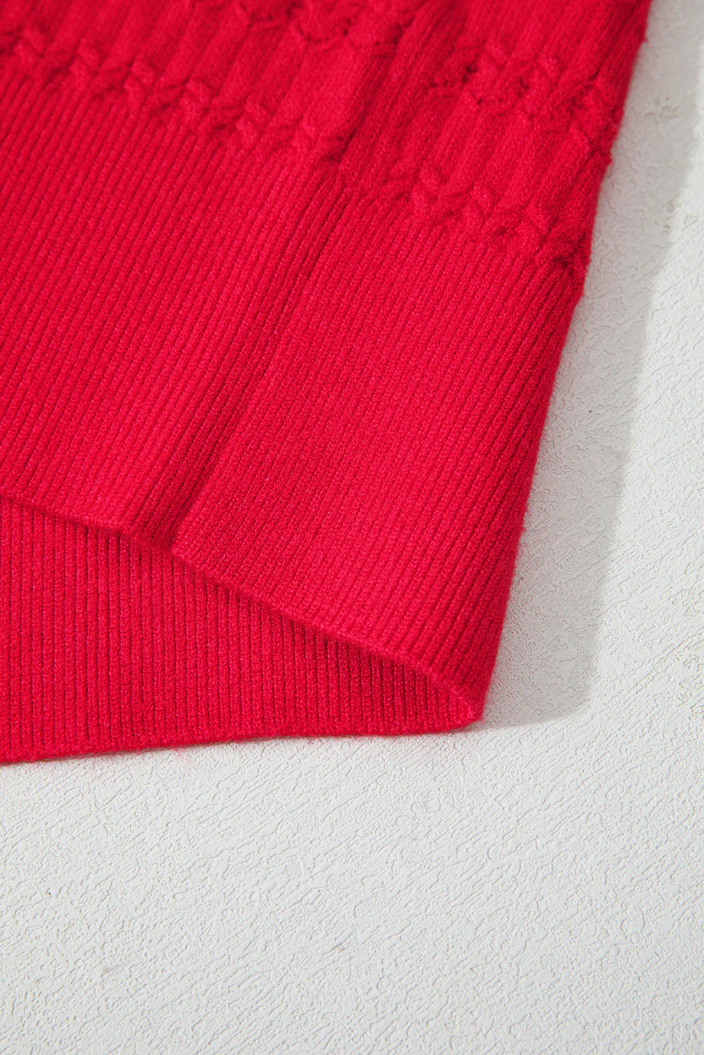 Threaded Pear Nellie Knit Ribbed Cuffs Sweater - Image 8
