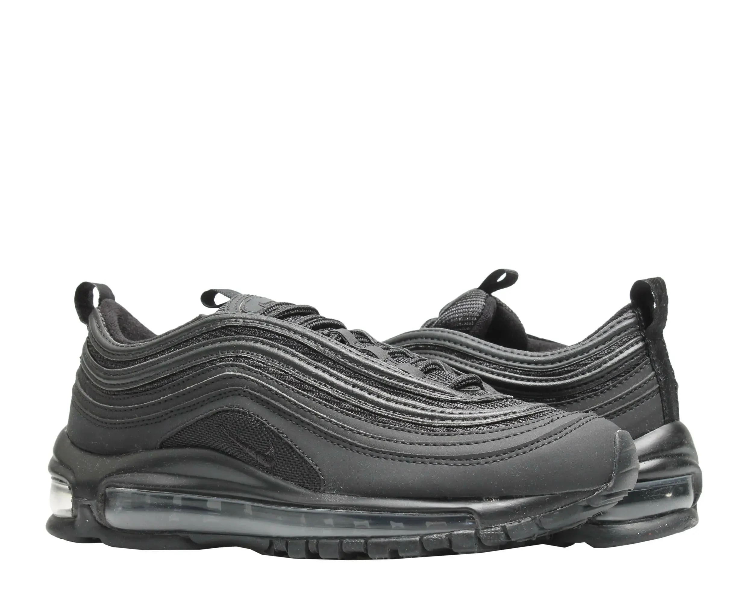 Nike Air Max 97 OG Big Kids Running Shoes Black/Black-Black - Image 2