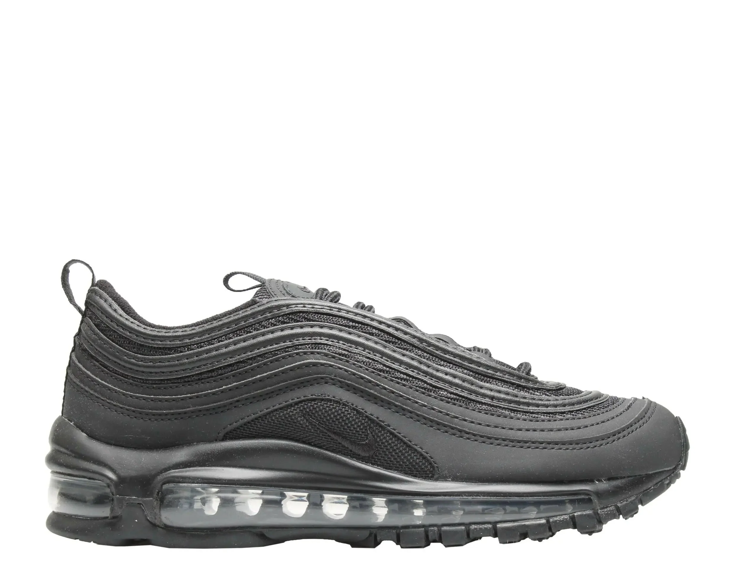 Nike Air Max 97 OG Big Kids Running Shoes Black/Black-Black - Image 3