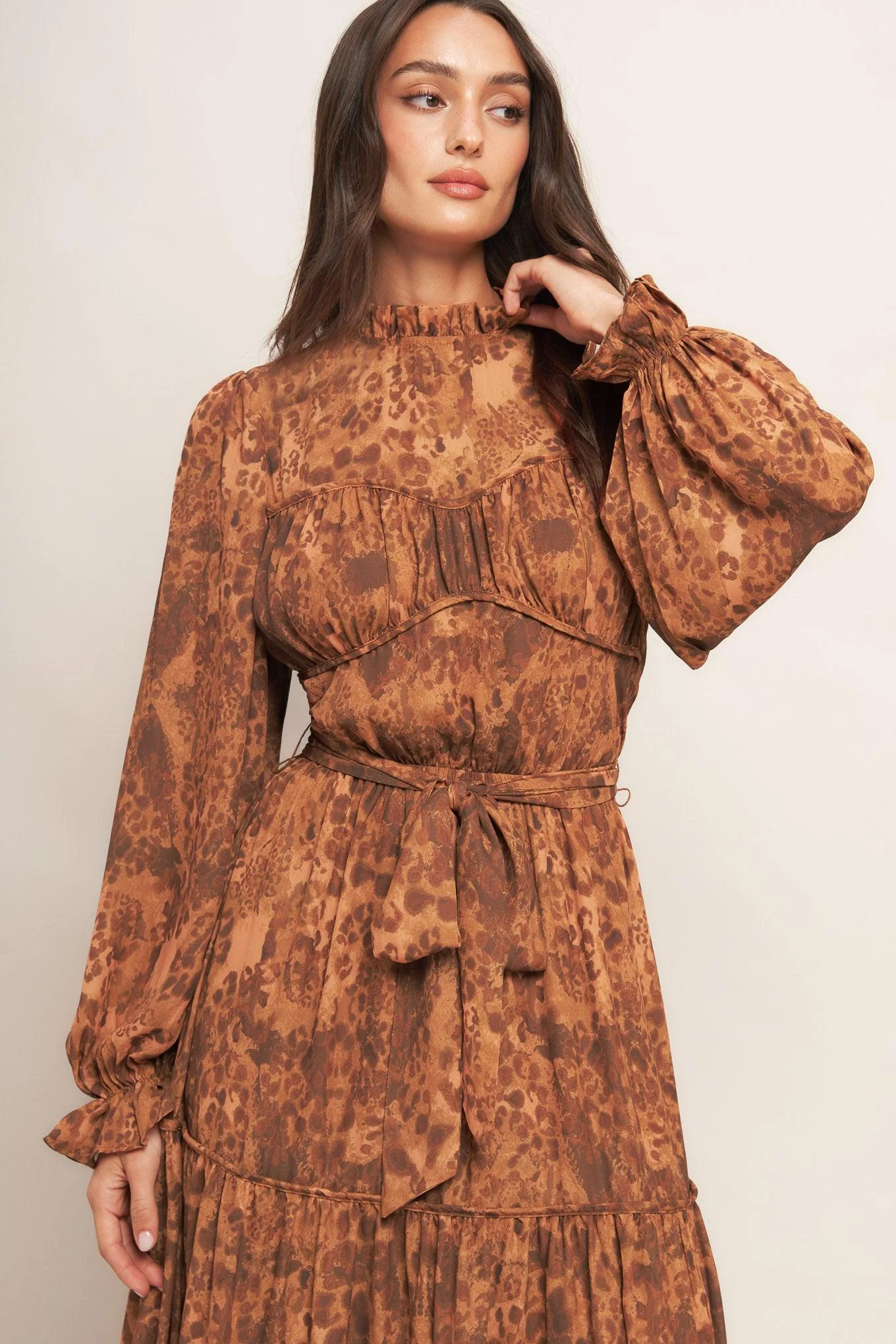 Nomad's Whisper Woven Maxi Dress - Image 3