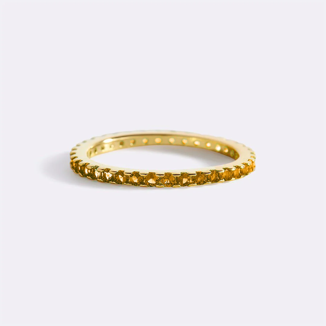 Mint & Lily November Birthstone Eternity Stacking Ring - Image 26