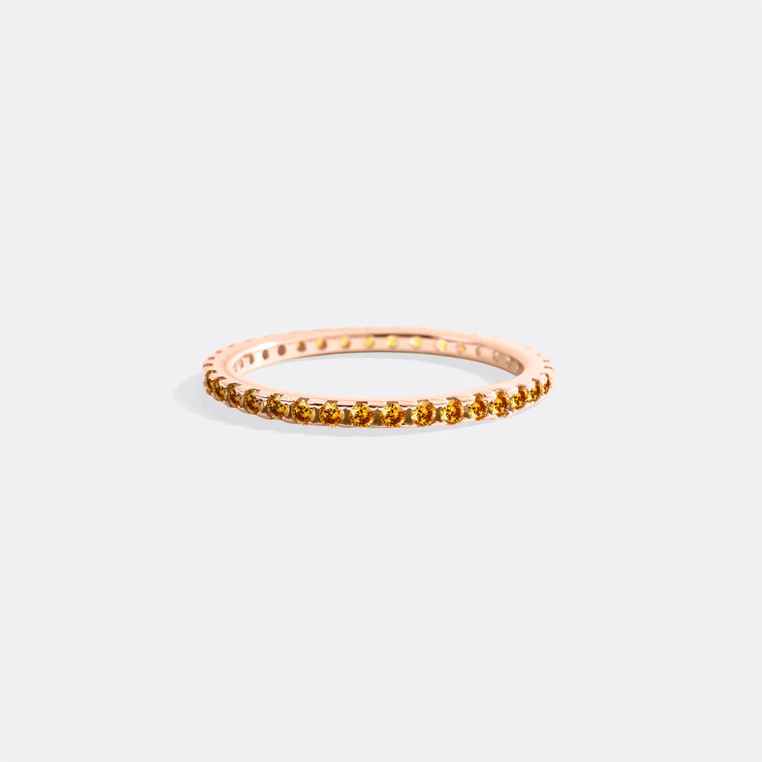 Mint & Lily November Birthstone Eternity Stacking Ring - Image 31