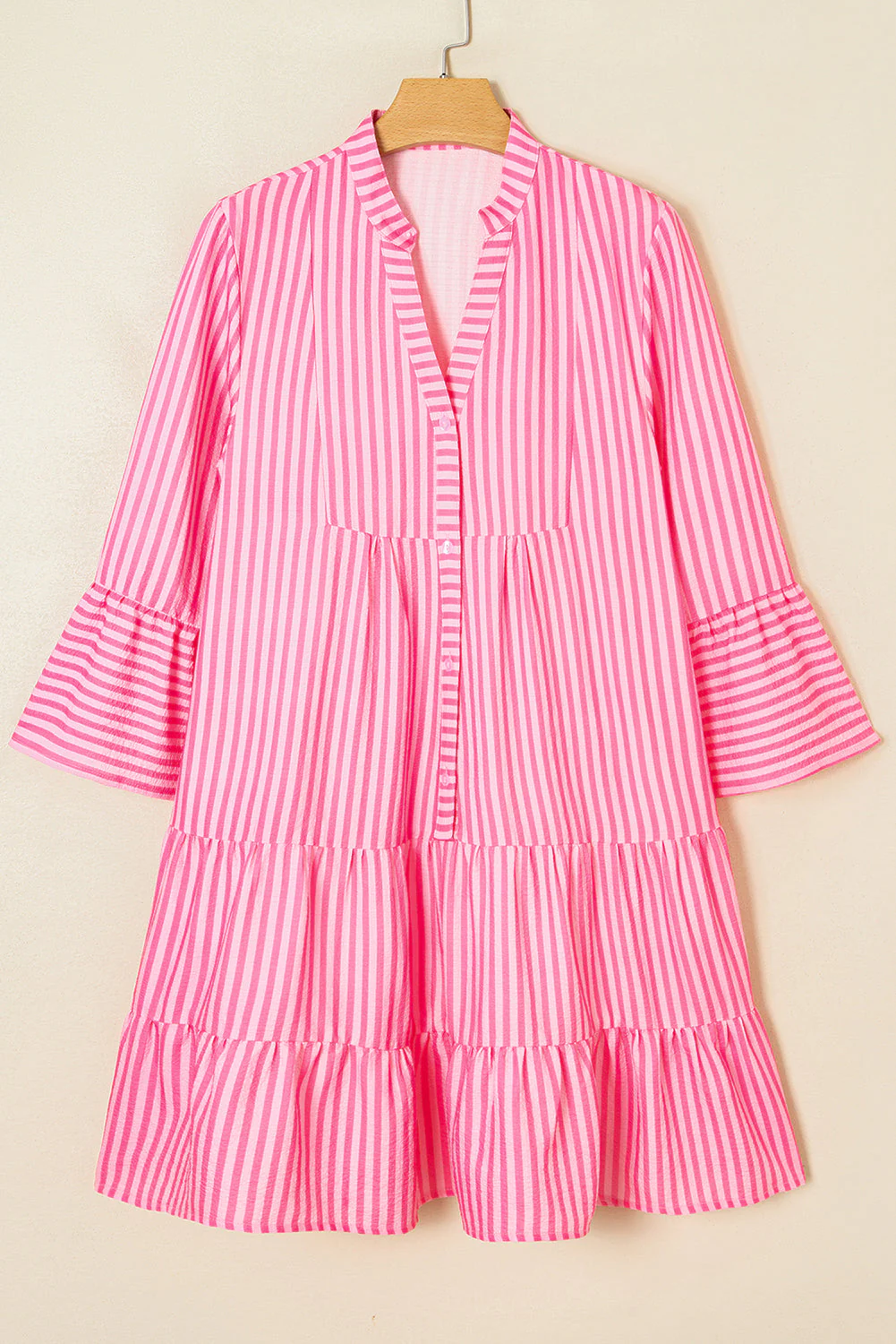 Threaded Pear Oaklynn Tiered Flowy Mini Dress - Image 8