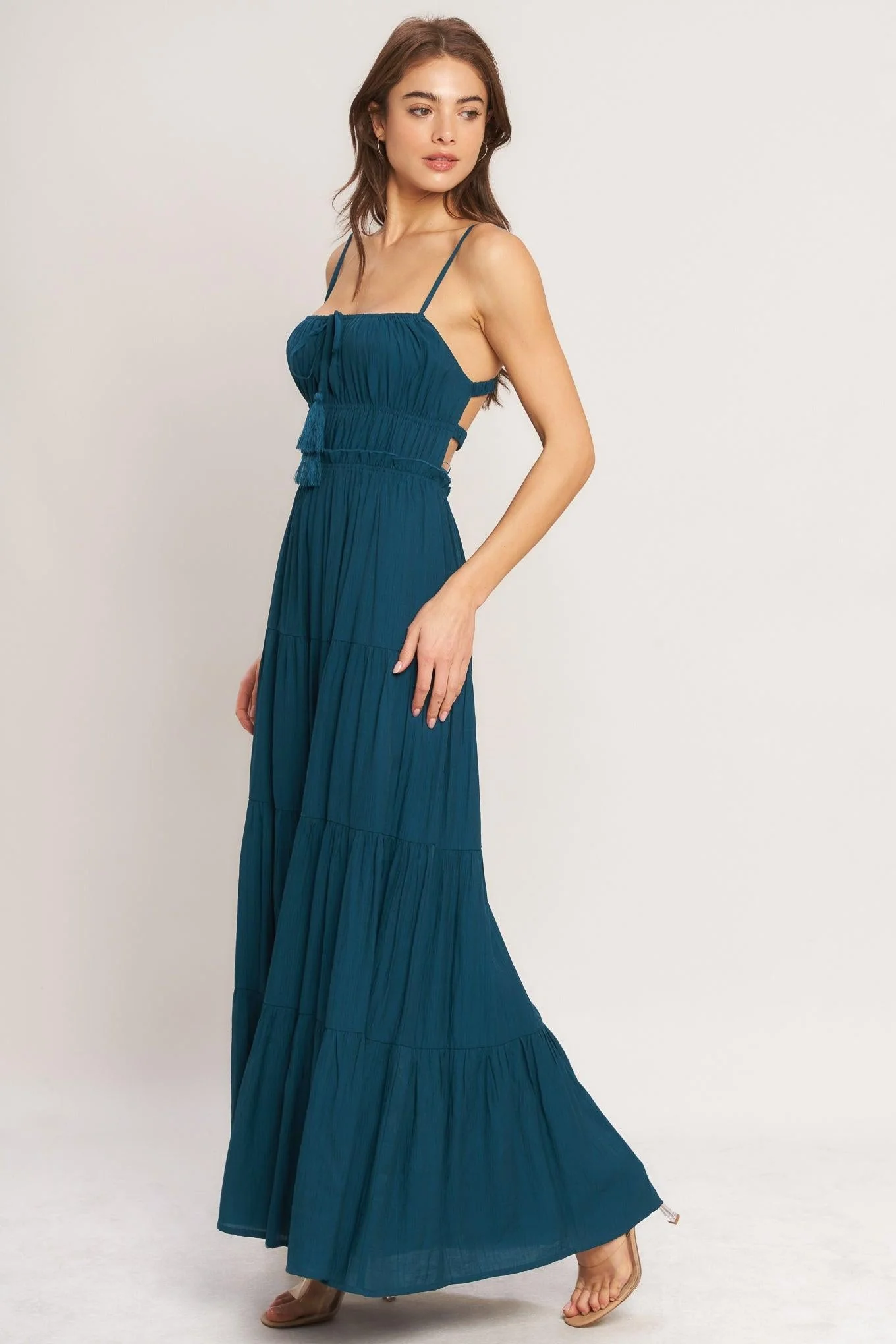 Ocean Breeze Woven Maxi Dress - Image 6