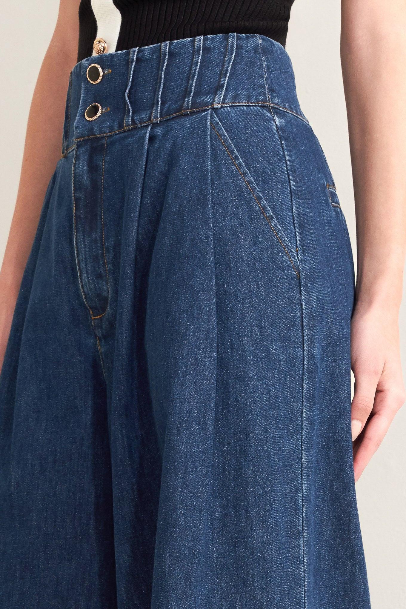 Ocean Drive Wide Denim Pants - Image 4