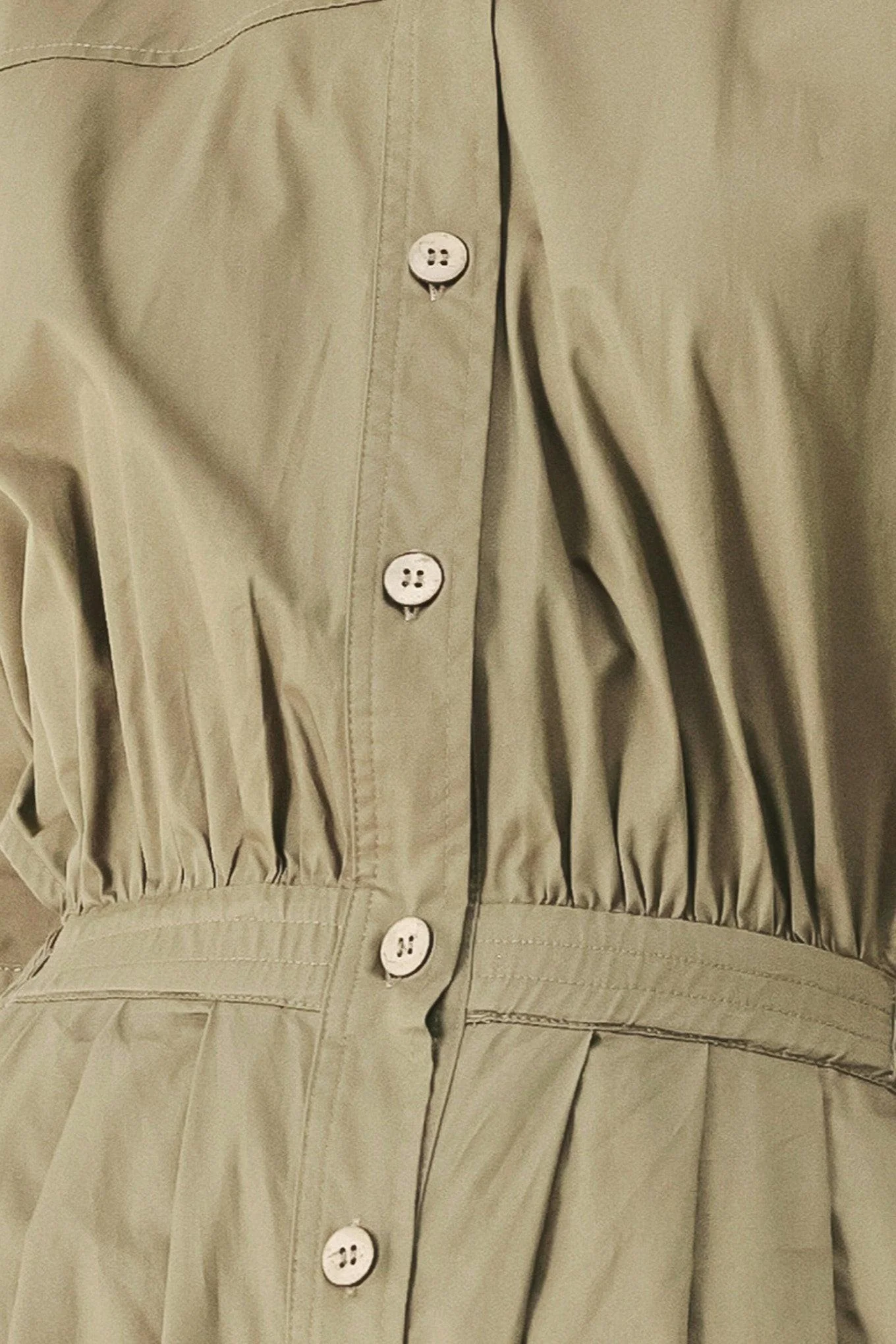 Olive Daydream Woven Jumpsuit - Image 9