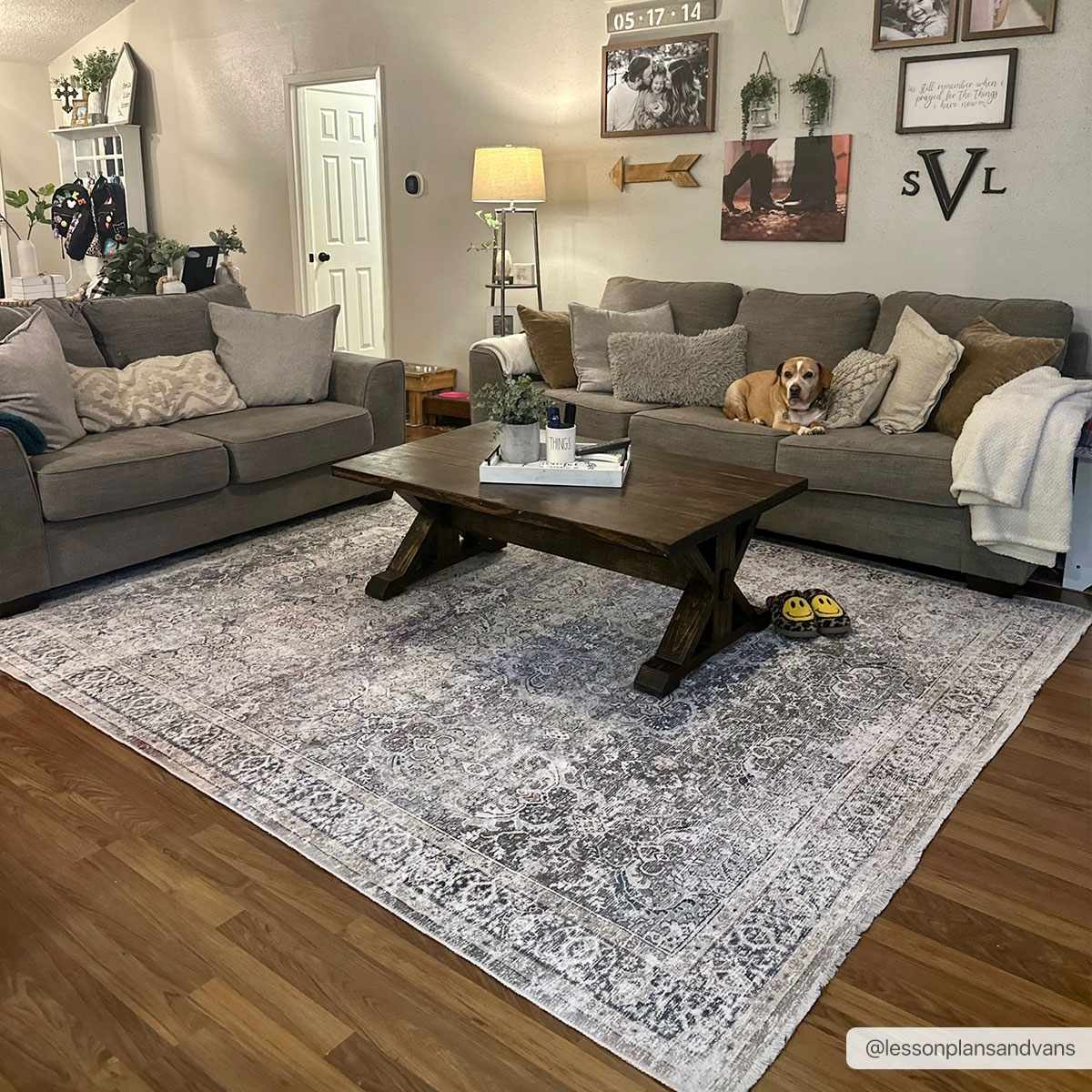 Olive Holi-2304 Washable Area Rug - Image 2