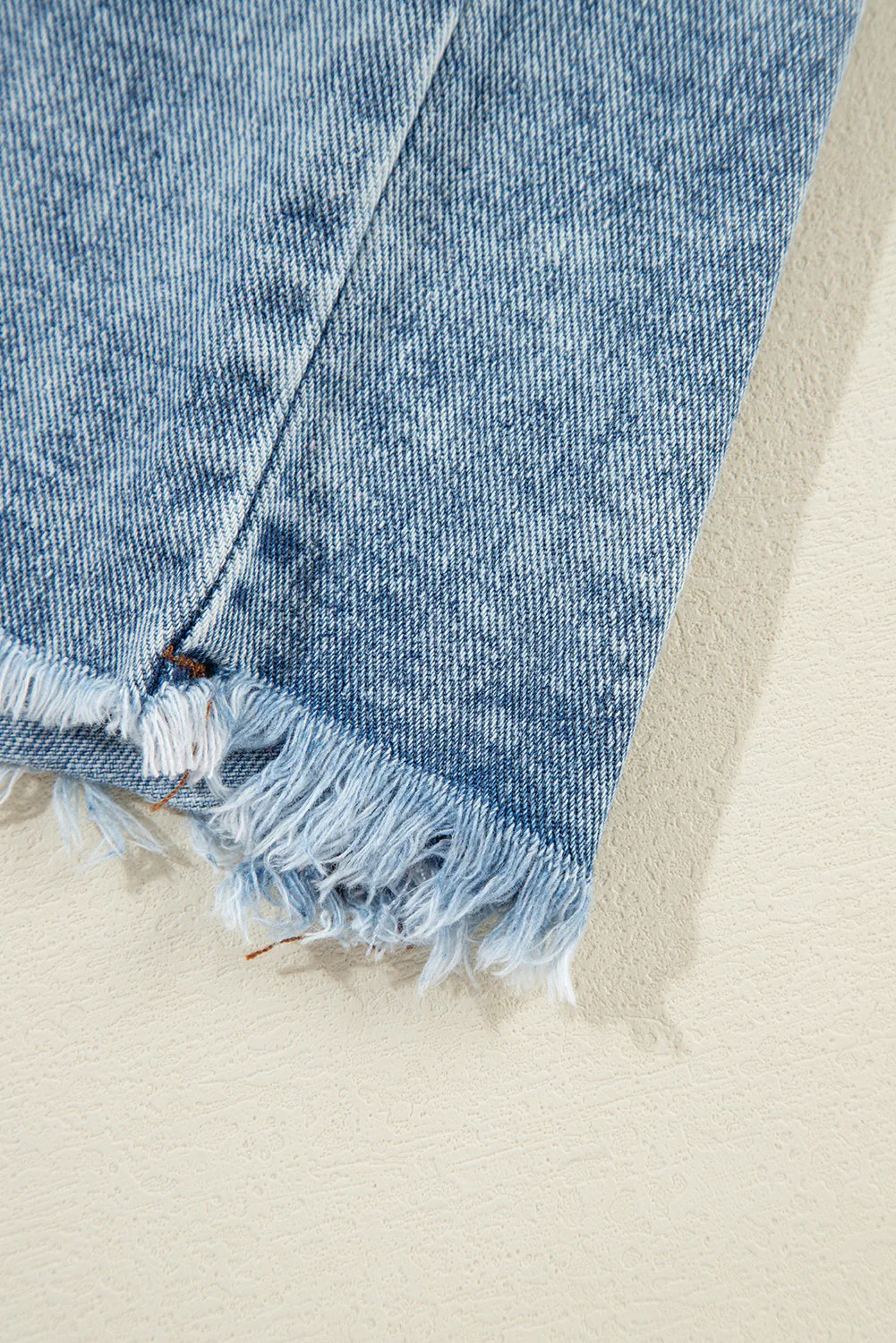 Threaded Pear Olivia Hooded Raw Hem Jacket - Image 5