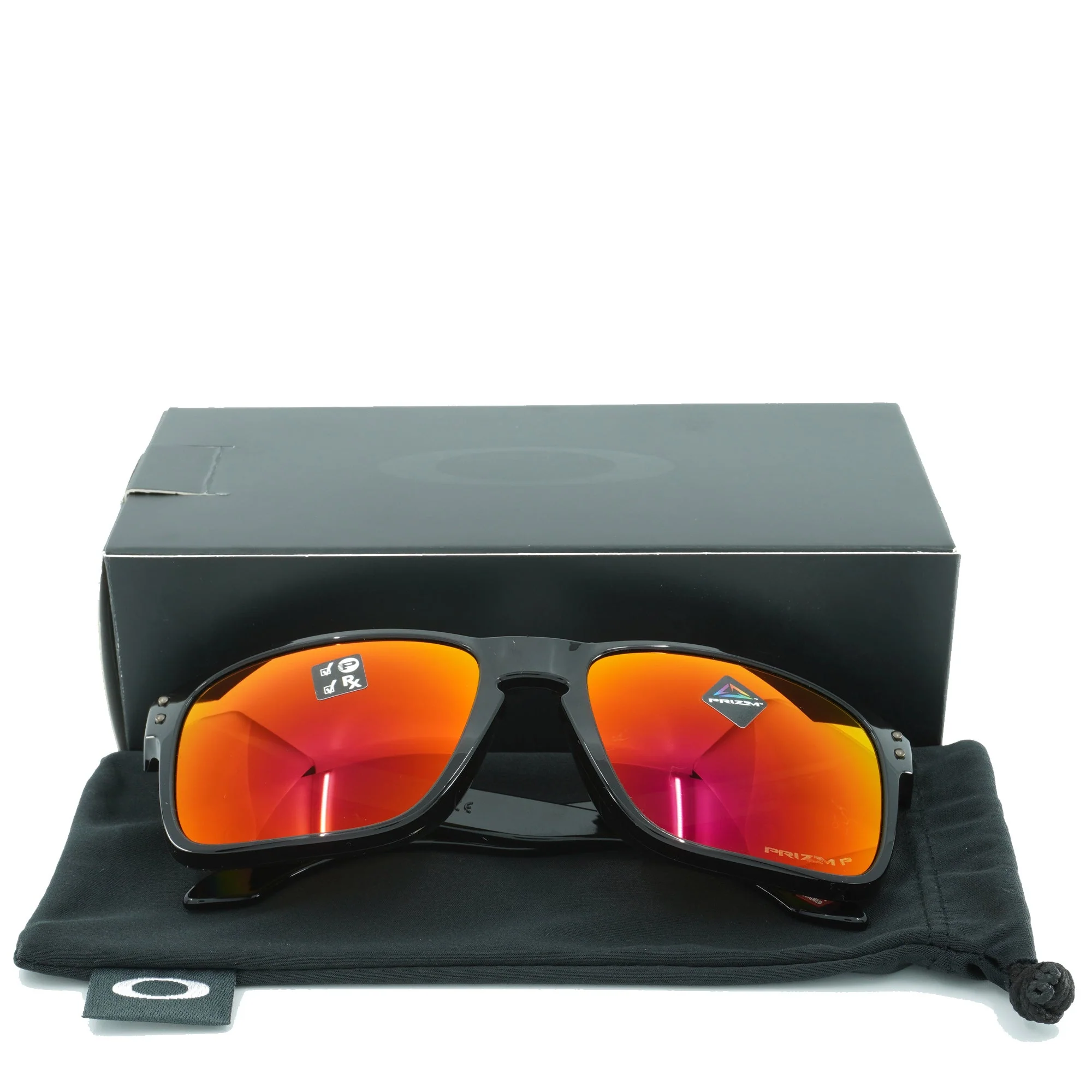 Oakley Men's Holbrook Polarized Sunglasses -Polished Black/Prizm Ruby Sunglasses - Image 5