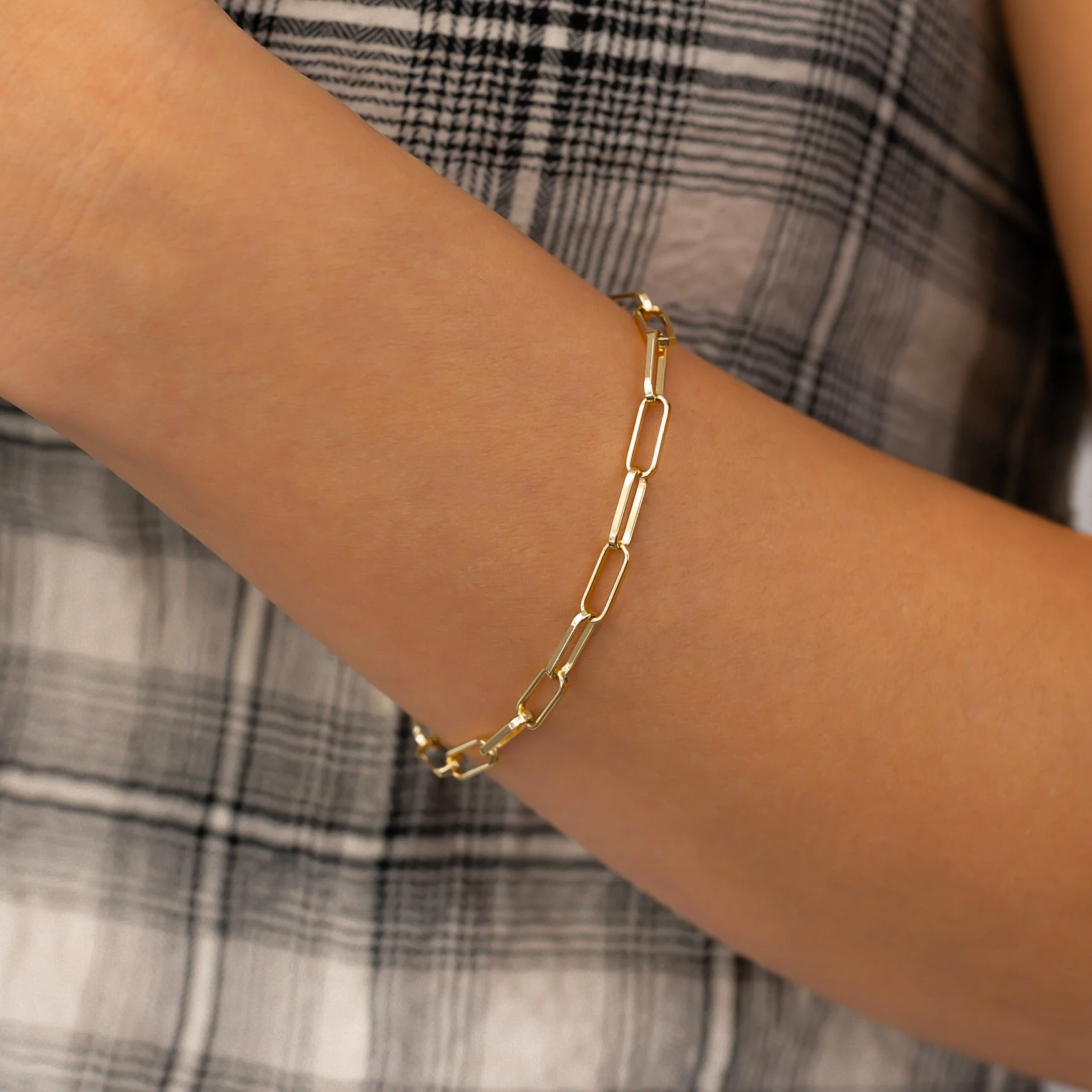 Mint & Lily Open Link Paperclip Chain Bracelet - Image 32