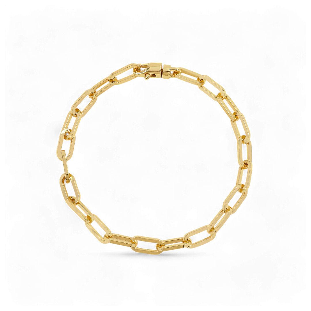 Mint & Lily Open Link Paperclip Chain Bracelet - Image 6