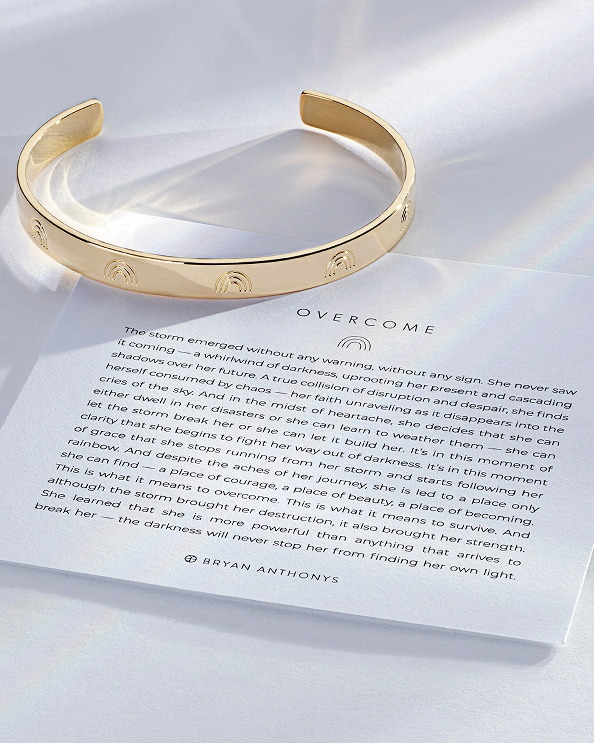 Overcome Engraved Cuff - Image 7