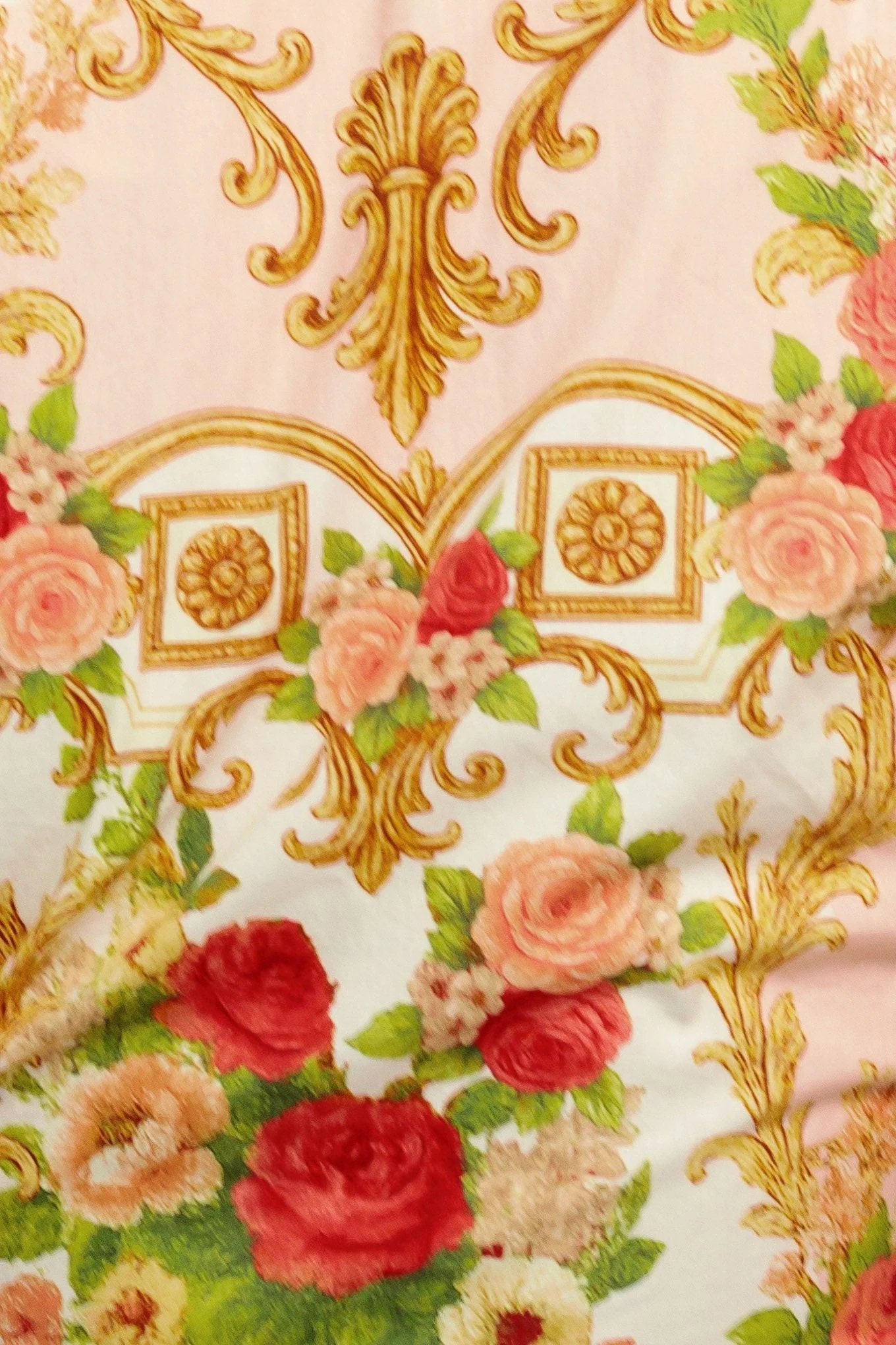 Palace Rose Statement Woven Crop Top - Image 8