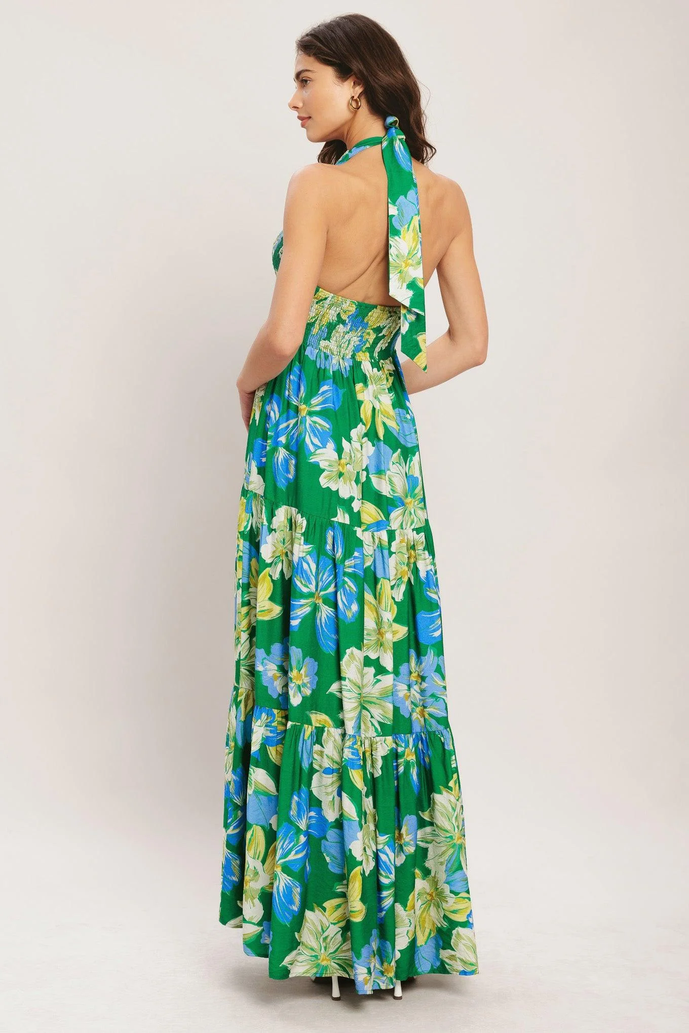 Palm Shore Bloom Woven Maxi Dress - Image 2